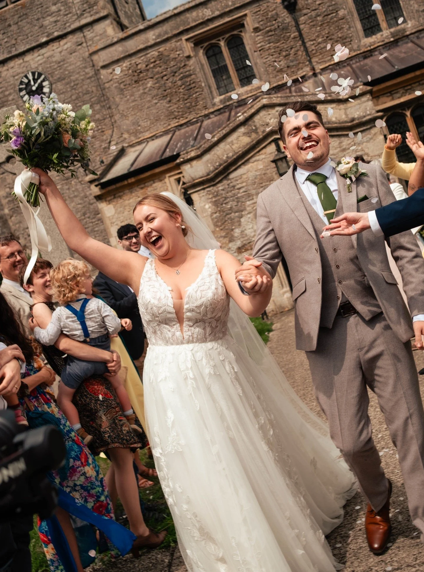 Rachel &amp; Lewis's wedding day at @manorfarmbarn1 - Every photographers dream couple! If you ever find yourself getting married at Manor Farm Barn, be sure to use the cornfield at sunset, easily my favourite shoot this year, we had so much fun frol