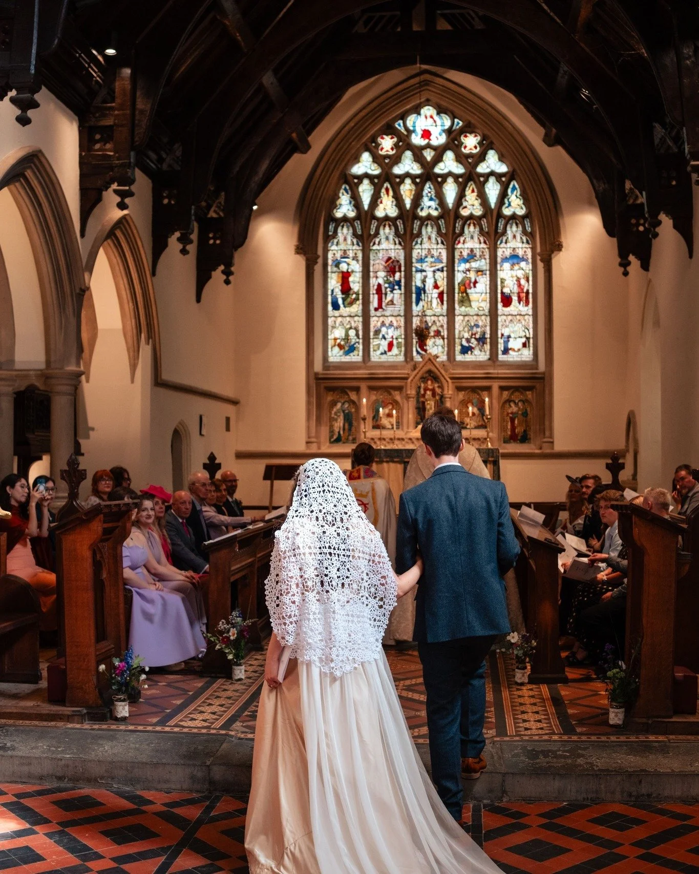 Loved these two! Such a kind and easy-going couple. Caitlyn&rsquo;s Edwardian-inspired dress, which she made herself, definitely stole the show initially... 

Caitlyn &amp; Joseph did things their way &mdash; both being musically talented, the whole 