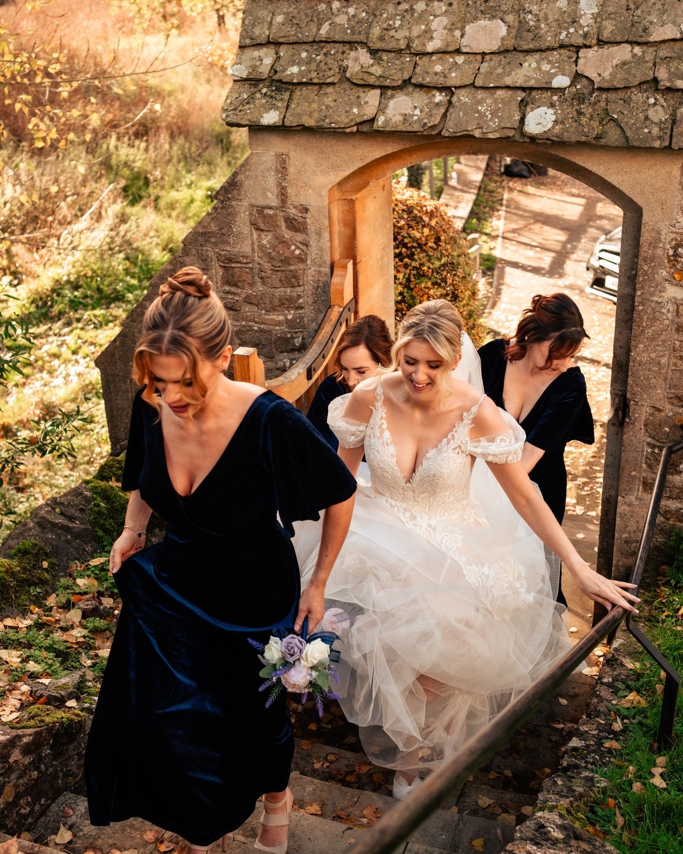 Can't wait to get properly stuck in again this wedding season!

This post is from back in late Autumn - I really like this staircase leading up to the church and Hayley looked amazing walking up and down them before and after the ceremony!

#ukweddin