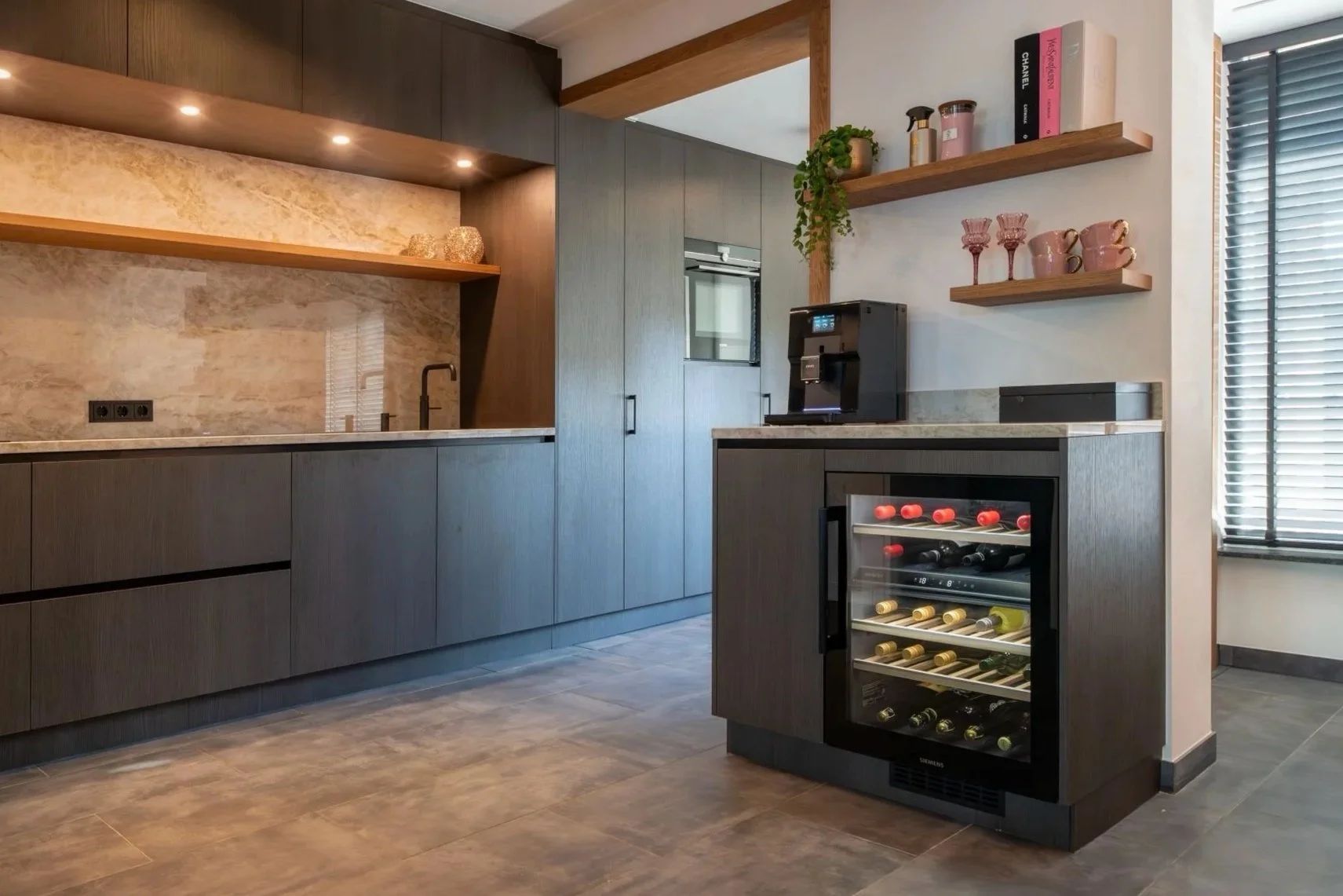 Keuken met koffiecorner