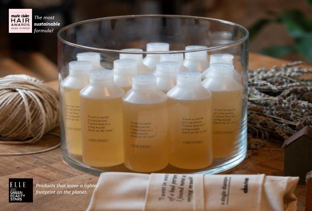 A SINGLE SHAMPOO