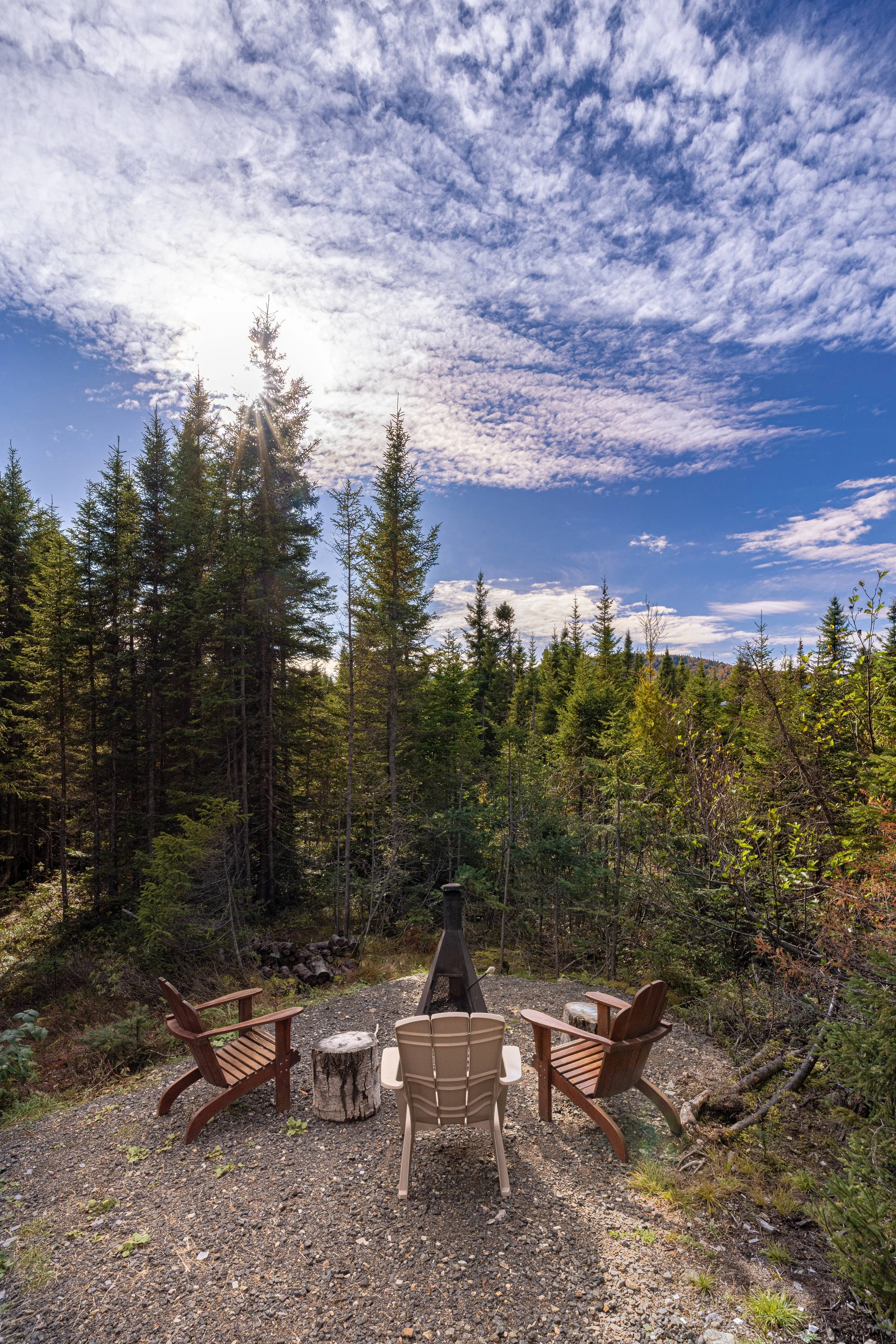 Micro chalets à louer dans Charlevoix / quatre saisons / Hauts Refuges