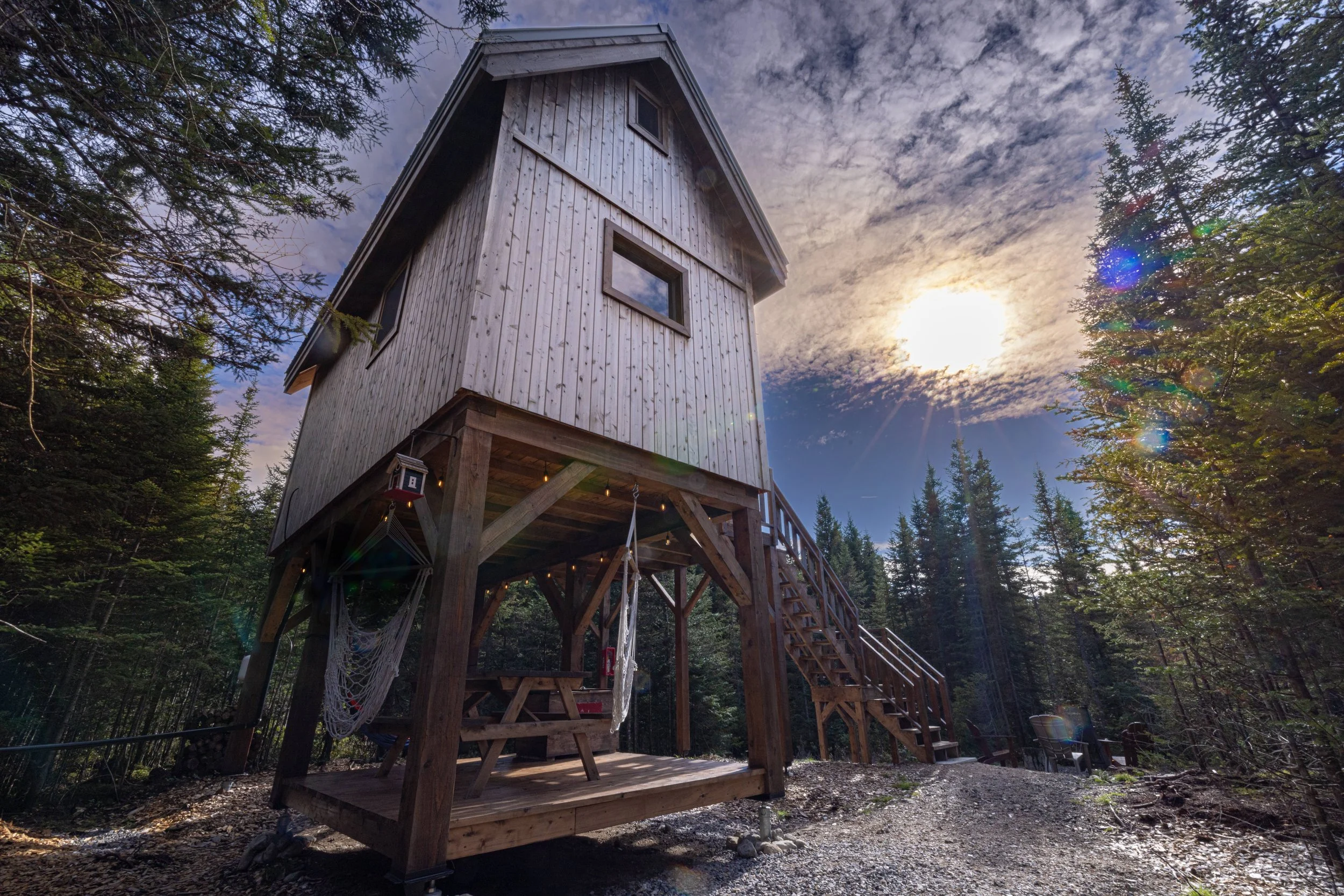 Micro chalets à louer dans Charlevoix / quatre saisons / Hauts Refuges