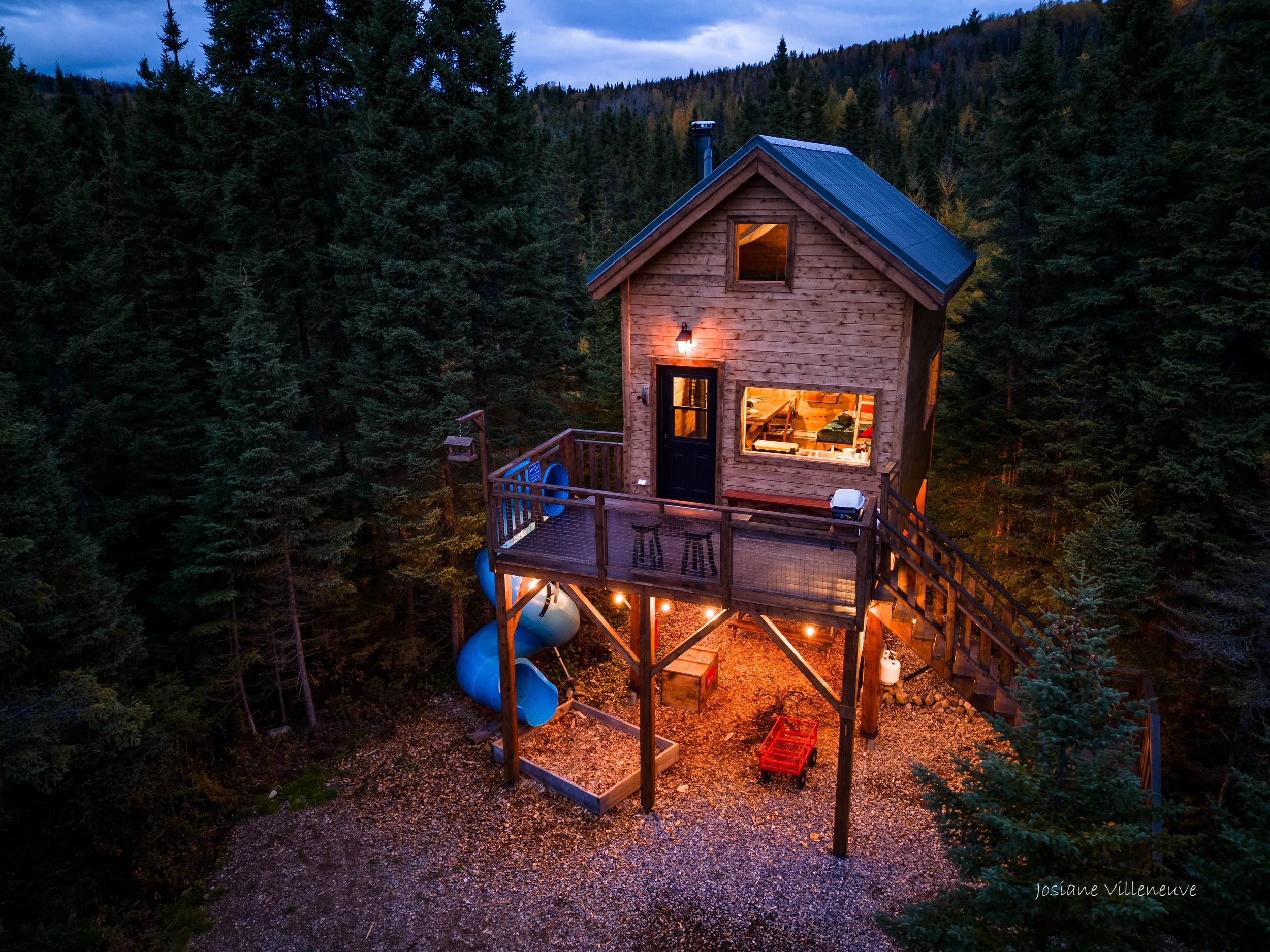 Micro chalet à louer dans Charlevoix / quatre saisons / Hauts Refuges