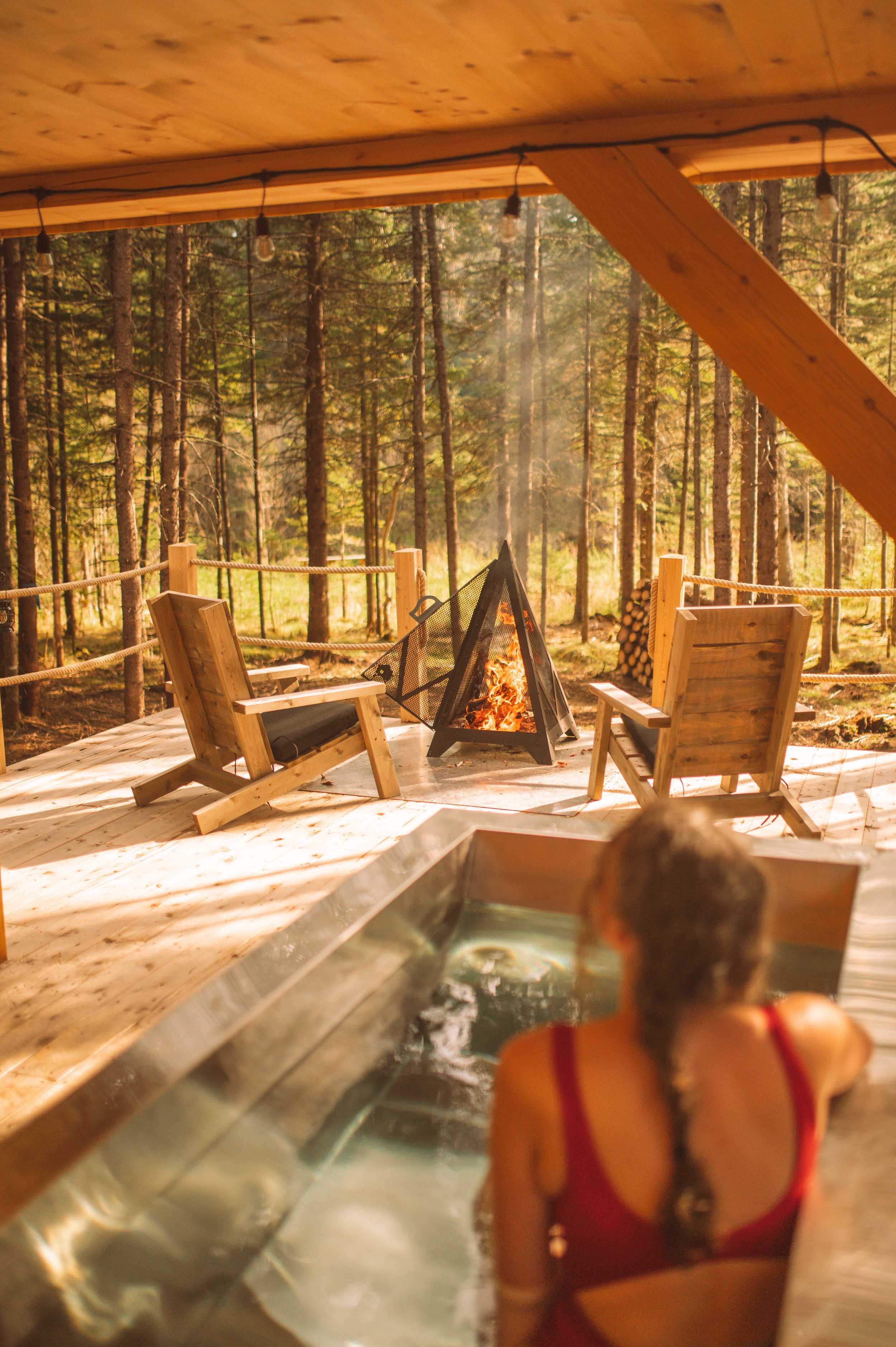 Refuge nature avec spa à louer dans Charlevoix