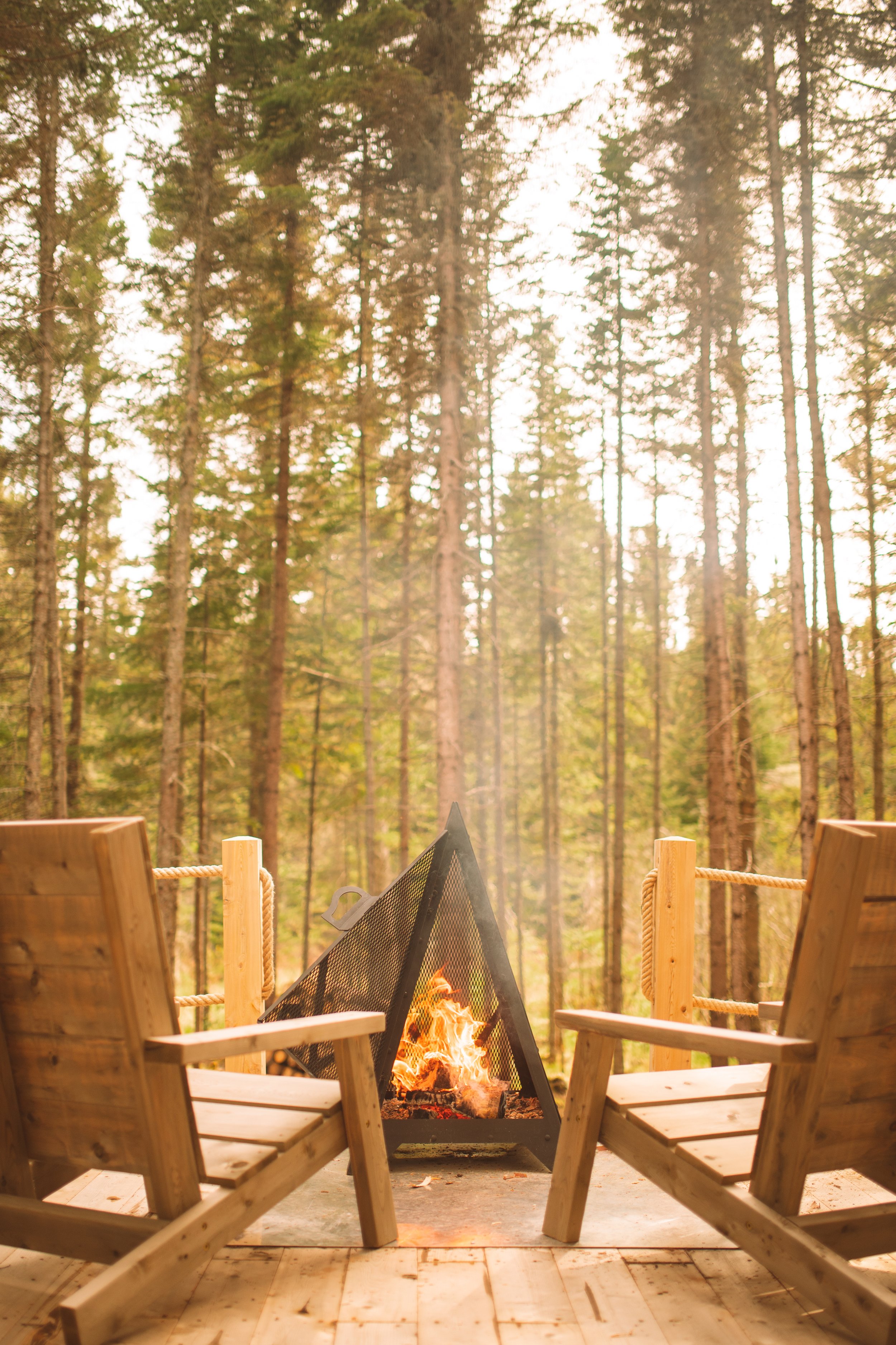 Refuge nature avec spa à louer dans Charlevoix