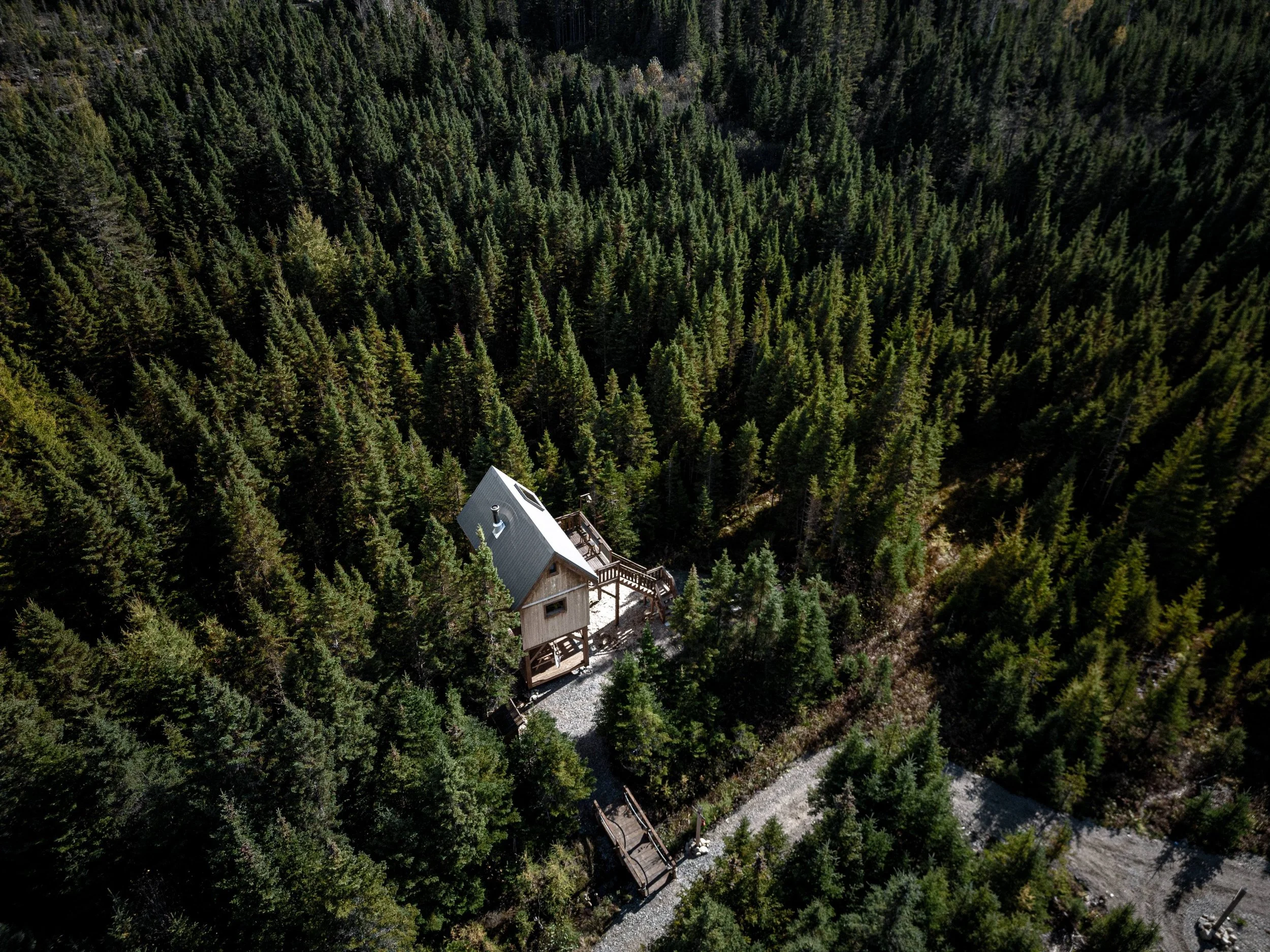 Micro chalets à louer dans Charlevoix / quatre saisons / Hauts Refuges