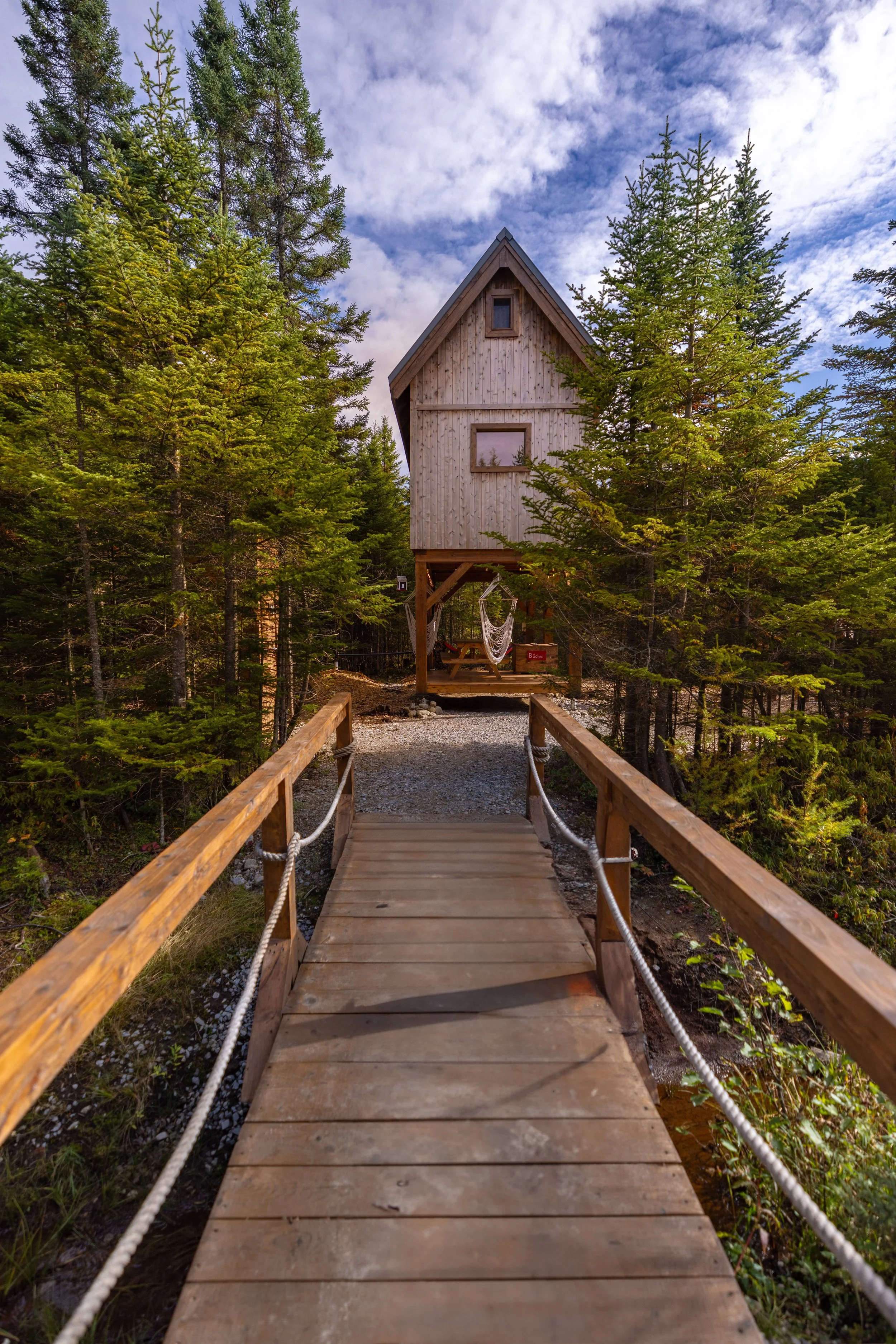 Micro chalets à louer dans Charlevoix / quatre saisons / Hauts Refuges