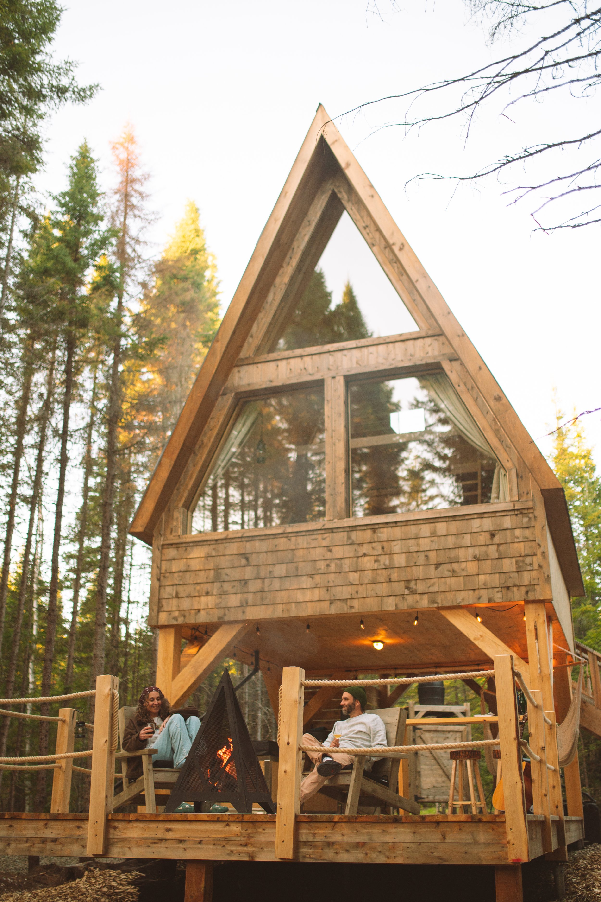 Refuge nature avec spa à louer dans Charlevoix