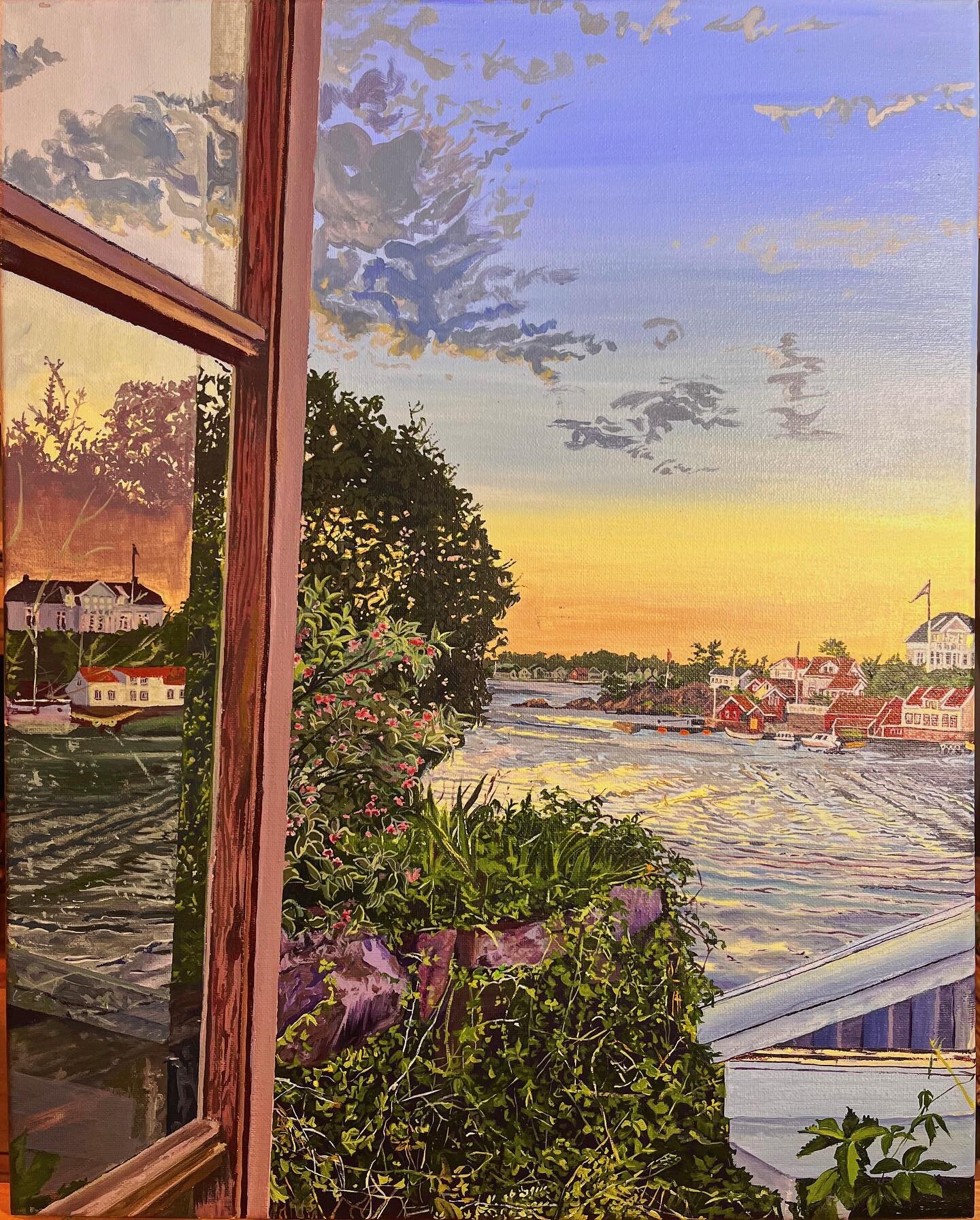 @jeennypedersen took a pretty picture and I painted it for her :)