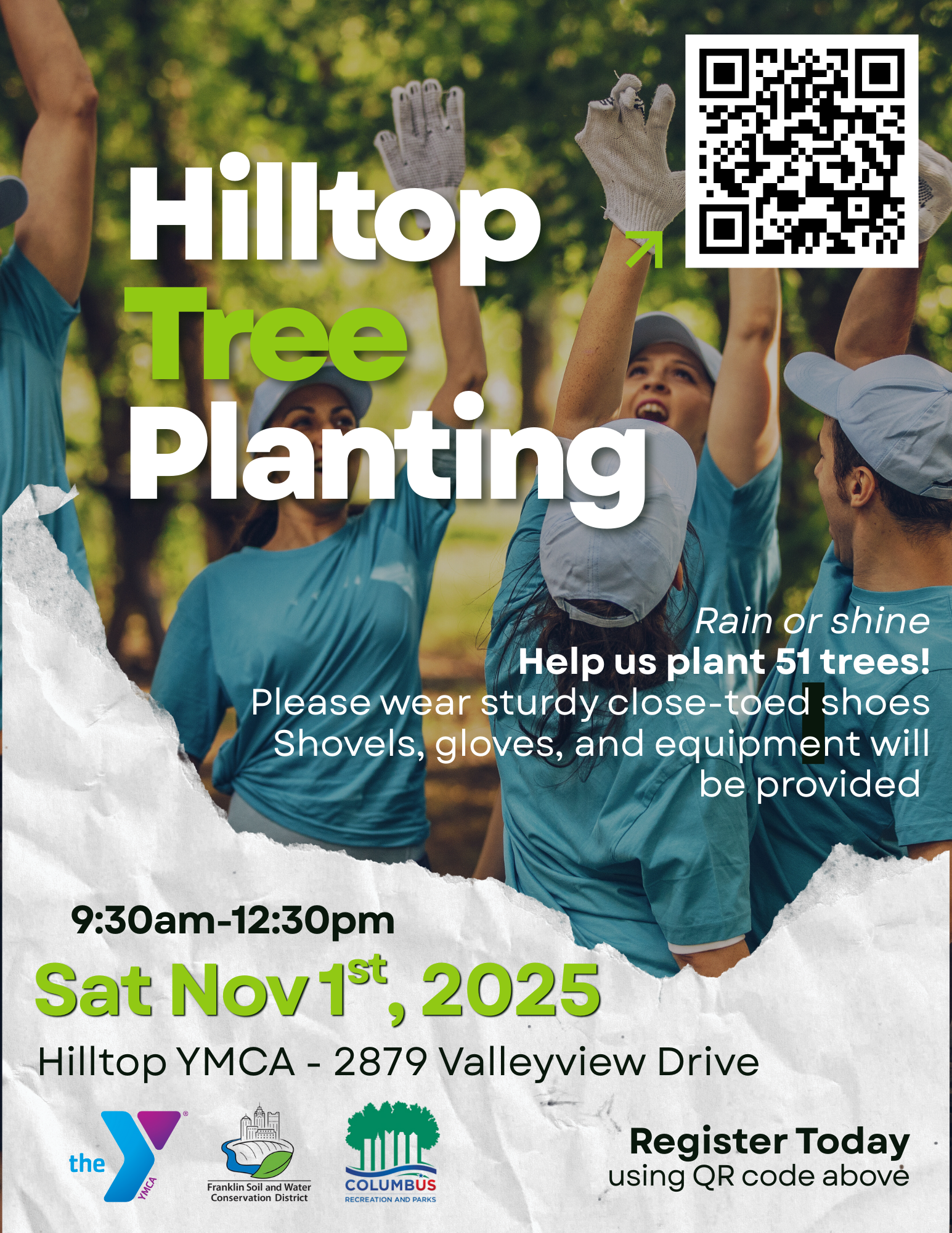 Hilltop YMCA Tree Planting