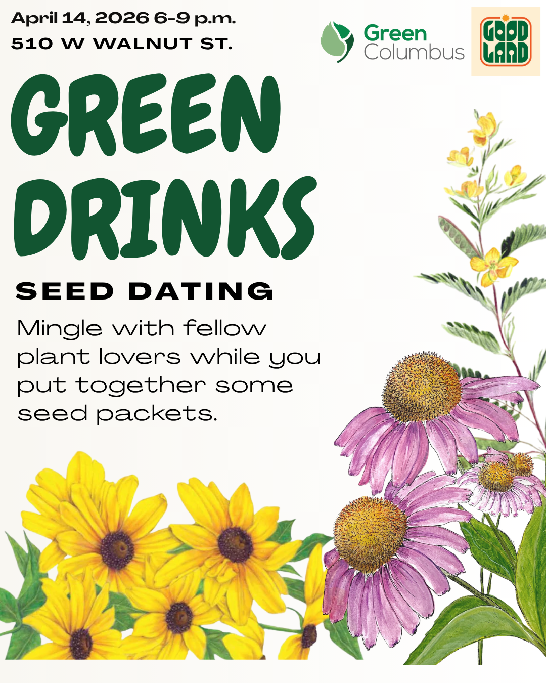 April Green Drinks | Seed Dating