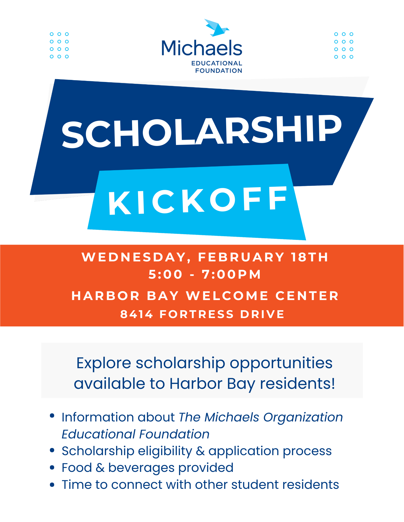 Scholarship Kickoff Event