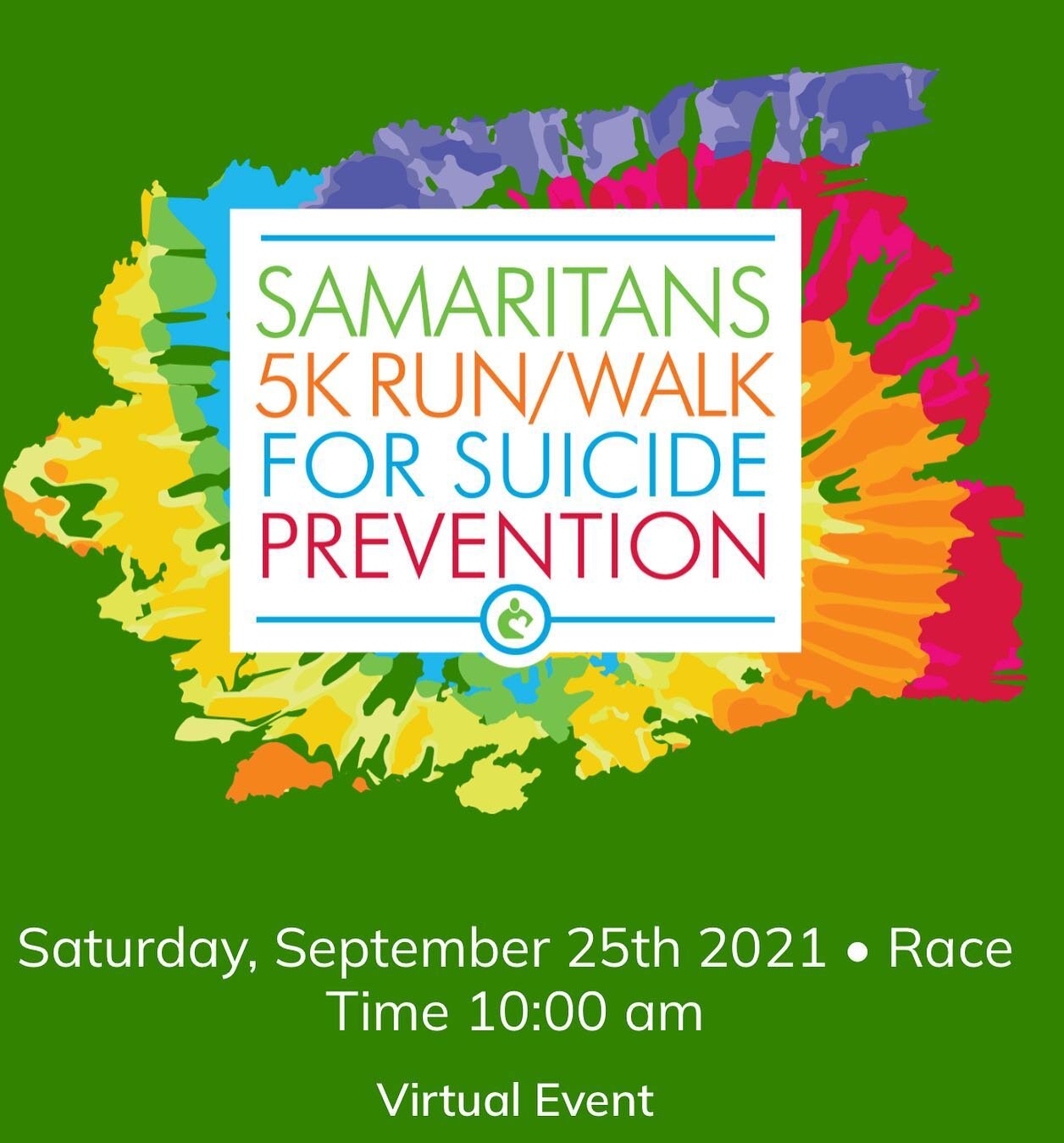 Good Luck to the amazing @samaritanshope team tomorrow as I am sure their 5k will go off without a hitch! I am honored to work with such a great group of dedicated individuals working to prevent, educate, and dispel the stigma associated with suicide