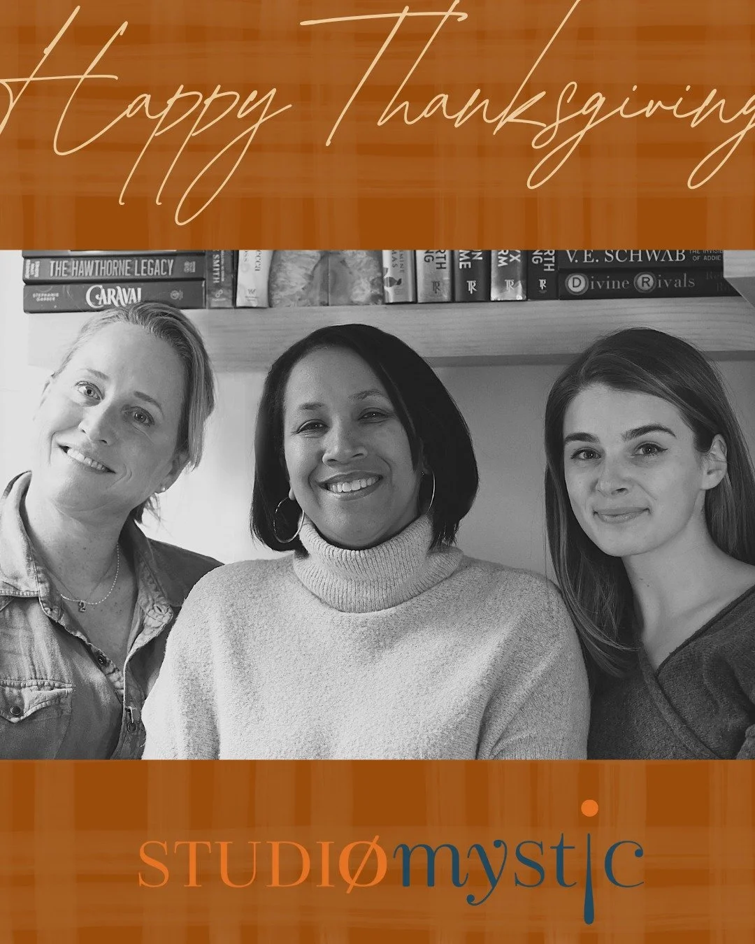 We're so grateful!

A huge thank you to the clients who choose Studio Mystic as their creative partner. Your trust empowers us to design boldly, think strategically, and deliver work that moves your mission forward.

Happy Thanksgiving 🍂

-Michelle,