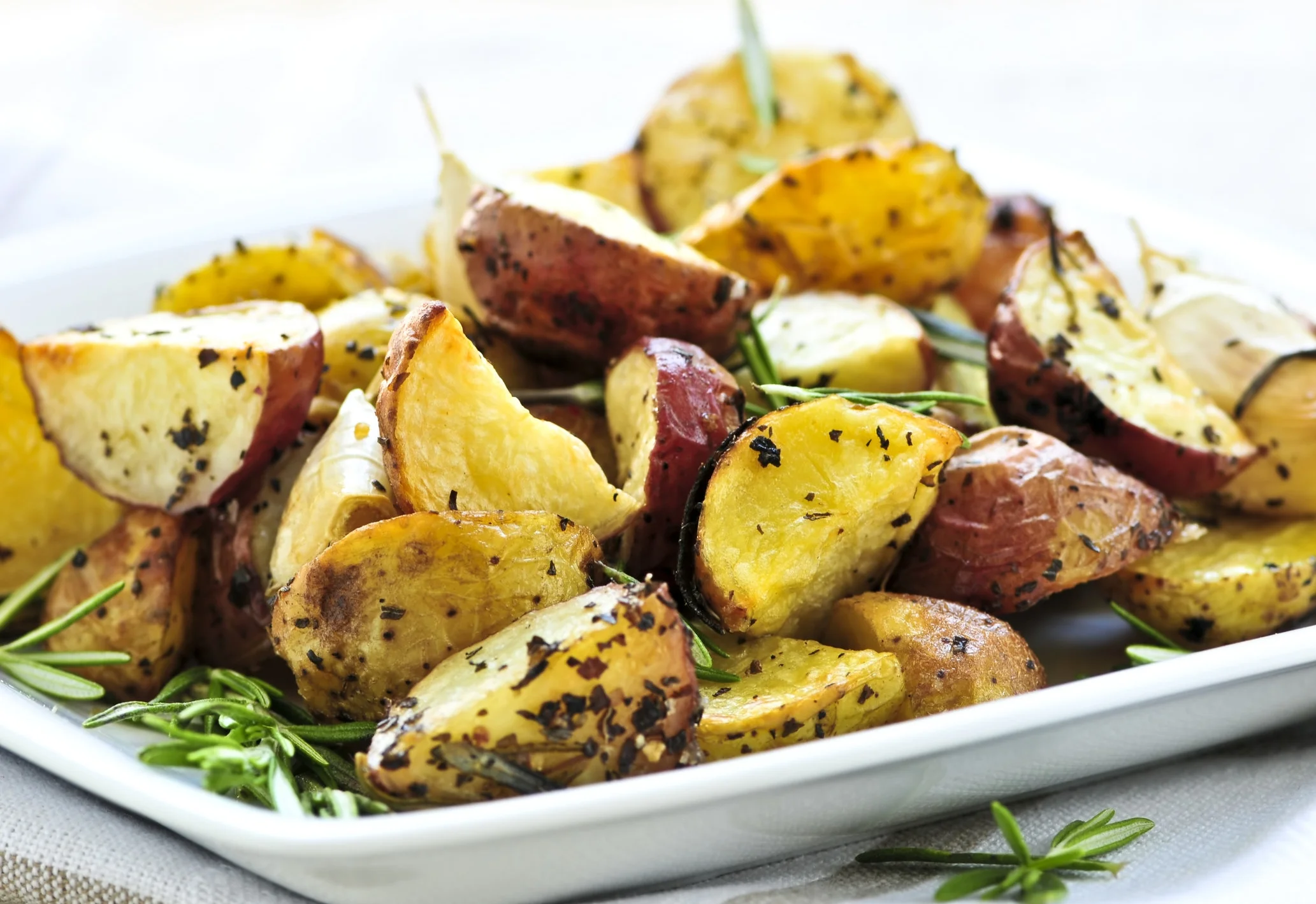 Roasted Potatoes with Pine Nuts