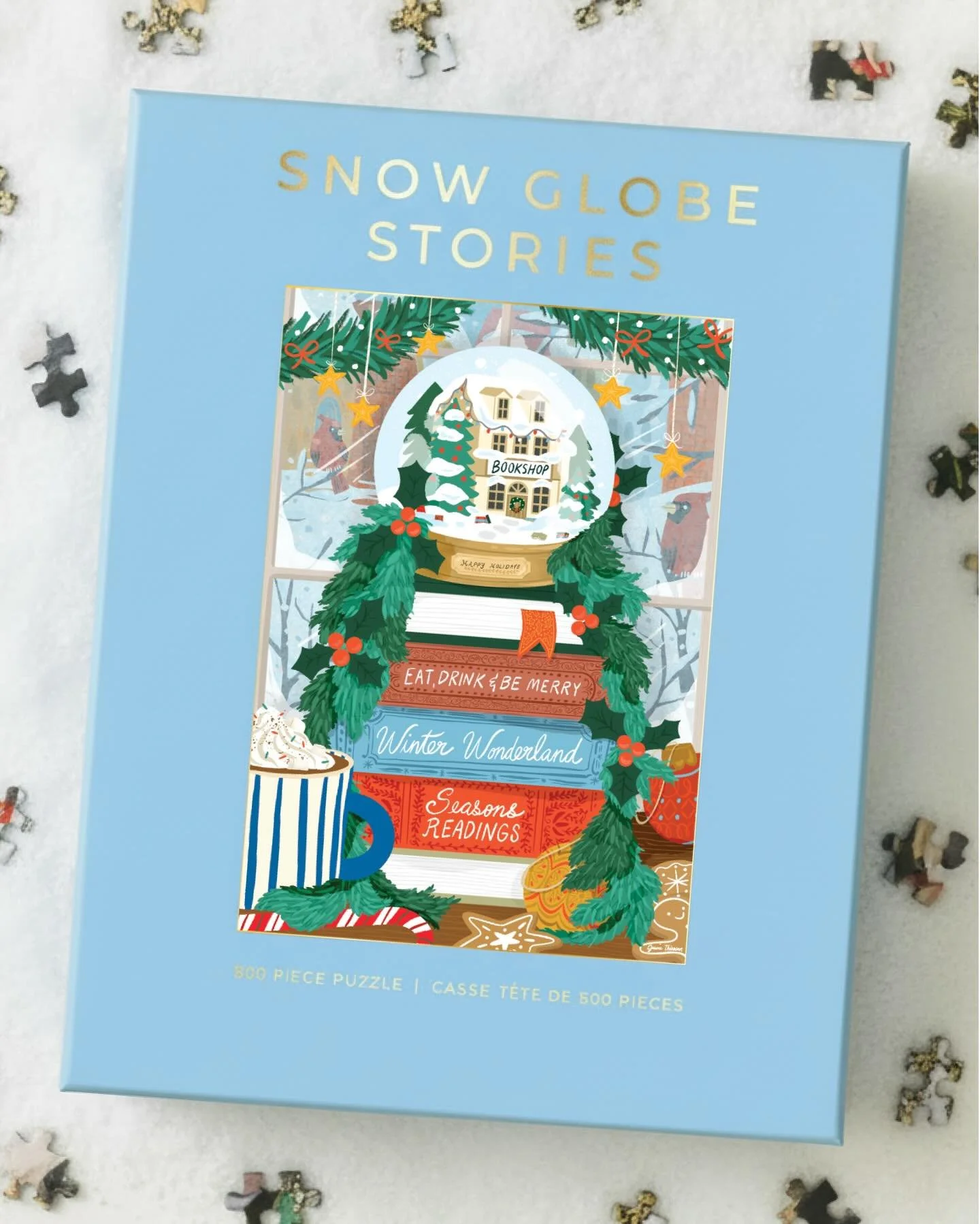 Puzzle fans 👀

What&rsquo;s the first detail you&rsquo;re hunting for in this puzzle - the bookshop snow glove, the cozy cocoa, or the tiny details hiding in the corners?