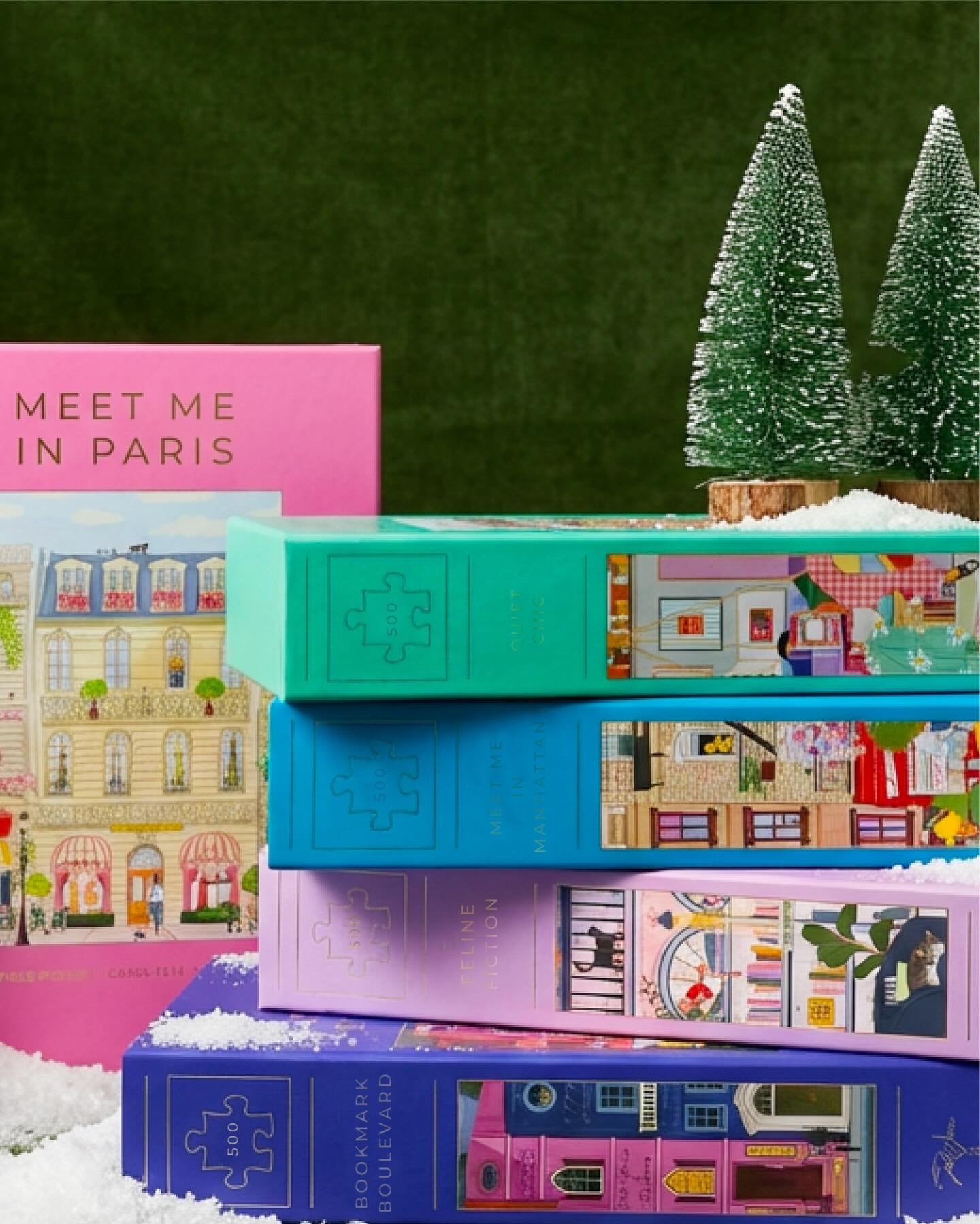 Our newest puzzles are hitting shelves at Homesense Canada . See the list below and grab them before they&rsquo;re gone. 🧩 Let us know which you like the most in the comments! 💕

1. BOOKMARK BOULEVARD
2. MEET ME IN PARIS
3. QUIET CHIC
4. MEET ME IN