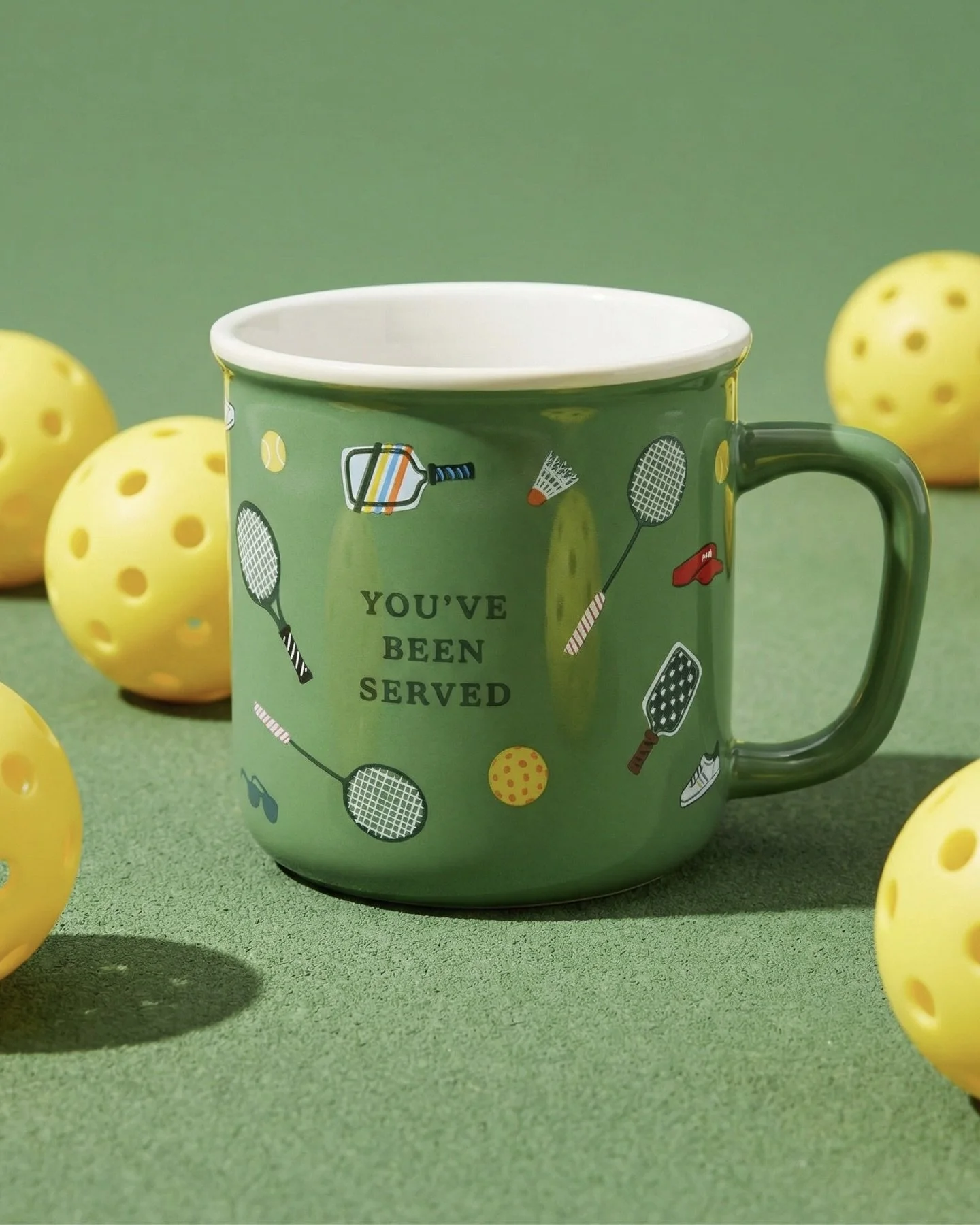 For early mornings before the court (or after).

Enjoy this pickleball print mug, designed in collaboration with @indigo . Now in stores.

#indigobooks #booklover #cutehomedecor #coffeeaesthetics #designdetails