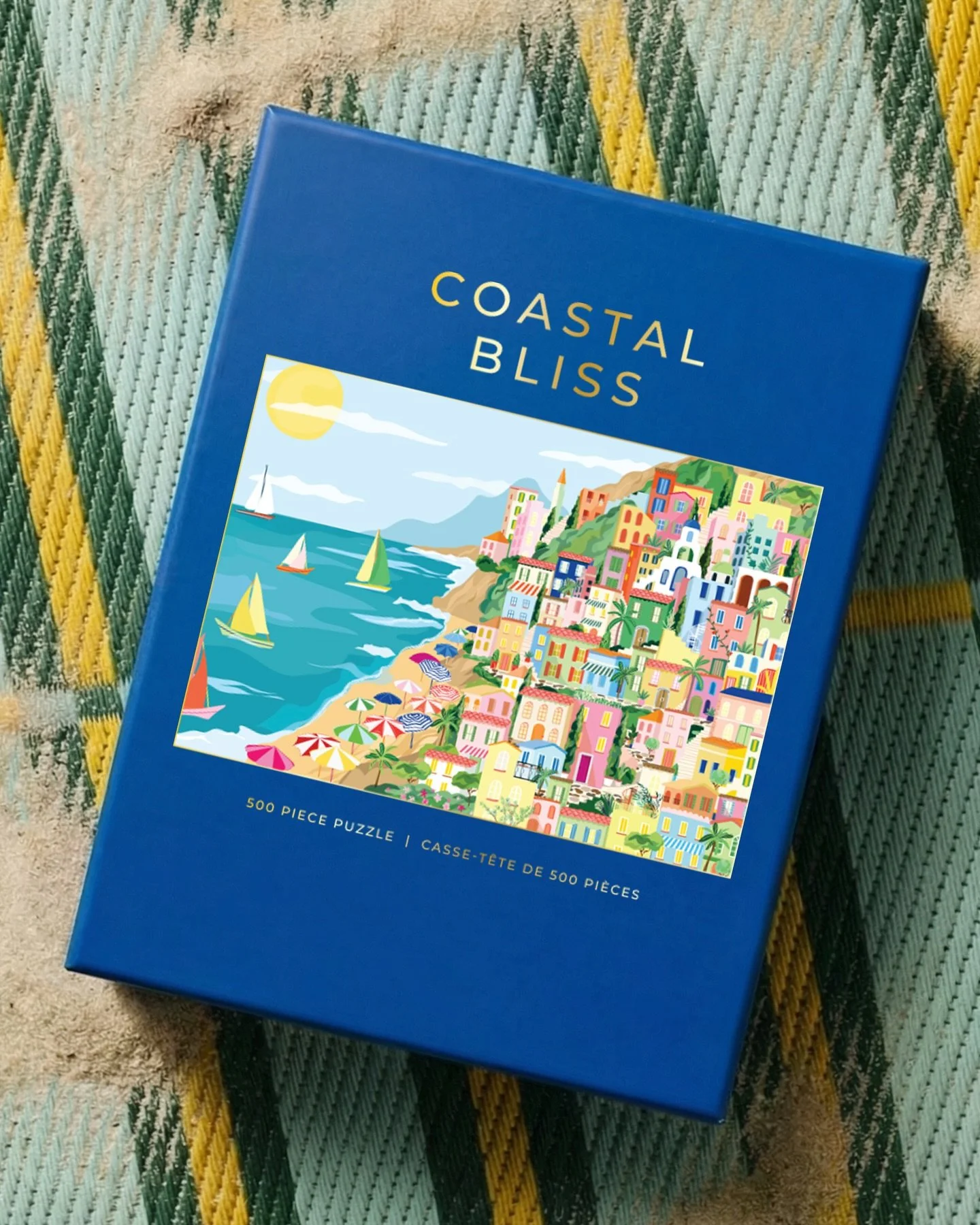 Coastal Bliss is hitting Canadian stores soon ☀️ 

Illustration by @racheljoanis

#puzzles #illustrations #artists #gift #giftideas