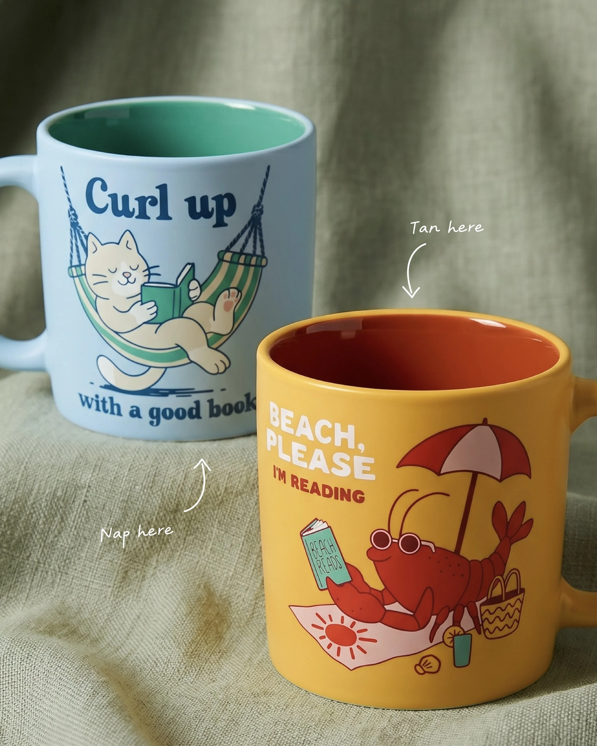Team work makes the dream work. 
The cute little illustrations were dreamed up by our in house design team and illustrated by @jessiethiessendraws 

Made in collaboration with @indigo 
Find in Indigo stores today. 

#mugs #kitchen #kitchenware #homed