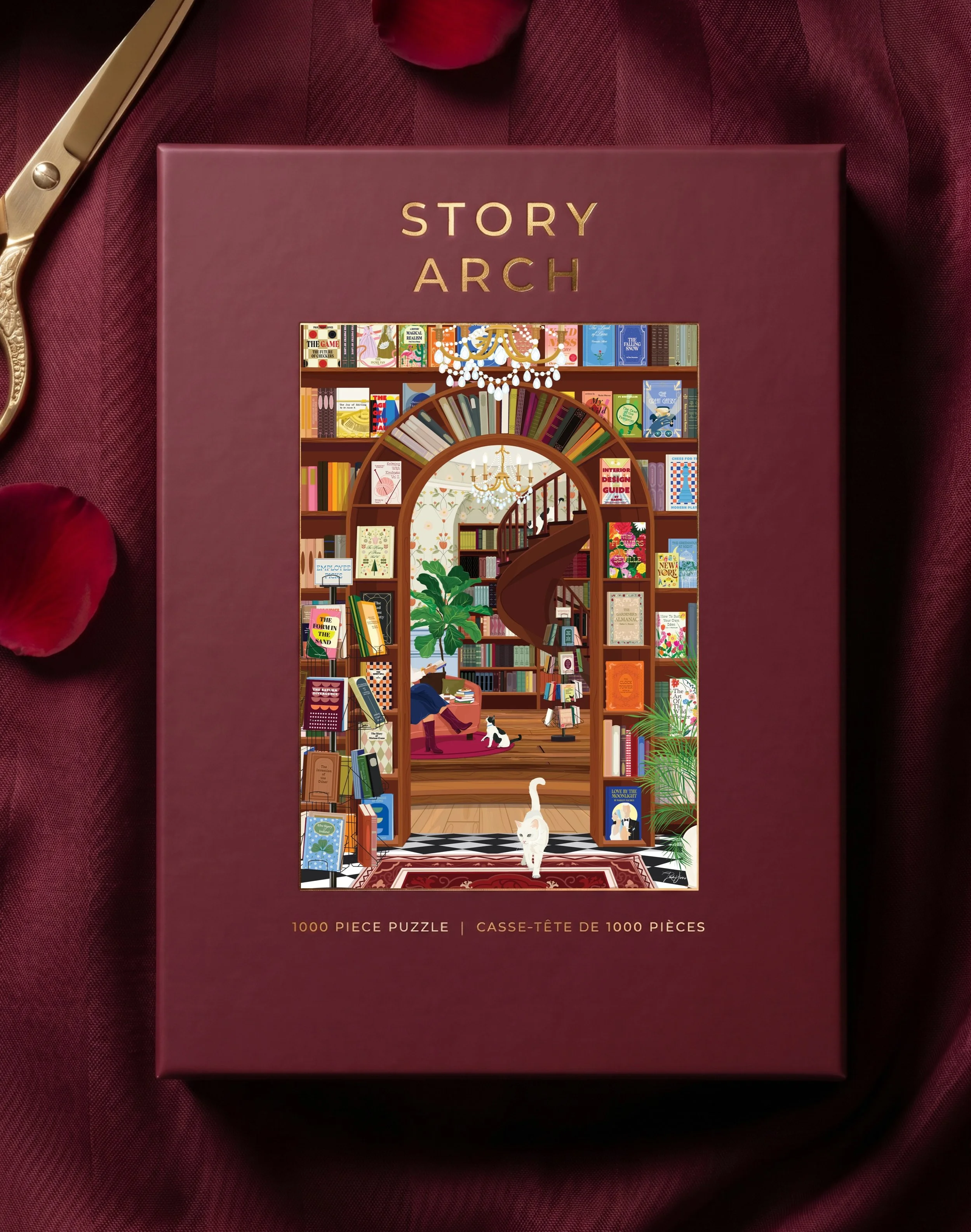Exciting news! Story Arch puzzles are arriving at TJ Maxx and Marshalls this month. We&rsquo;ll be sharing the full list of puzzle designs later this week. 😊

Illustrated by @racheljoanis 

#puzzle #puzzles #illustration #designstudio #gift