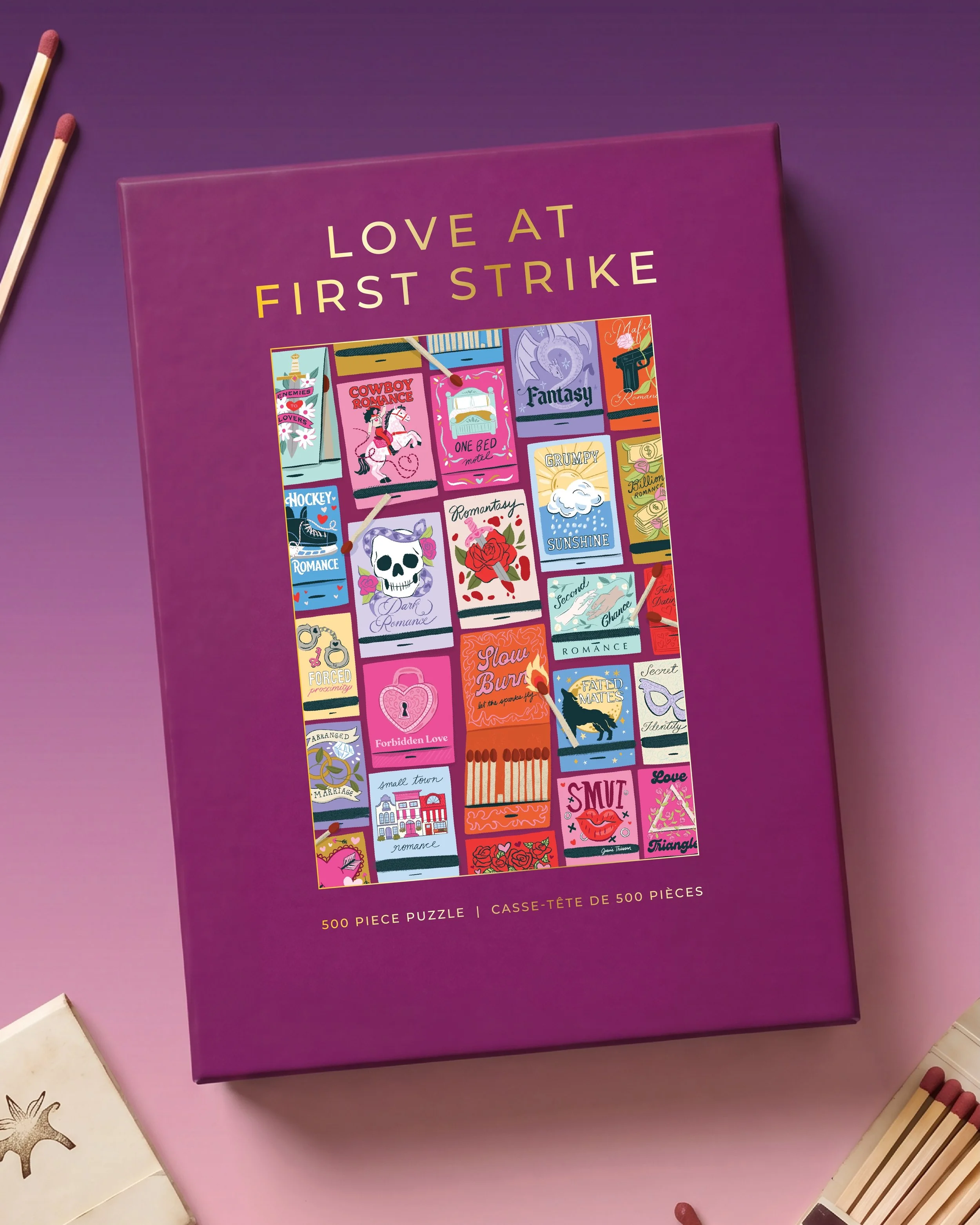 Love At First Strike

Illustrated by @jessiethiessendraws 

#puzzles #puzzle #romancereader #bookobsessed #illustration