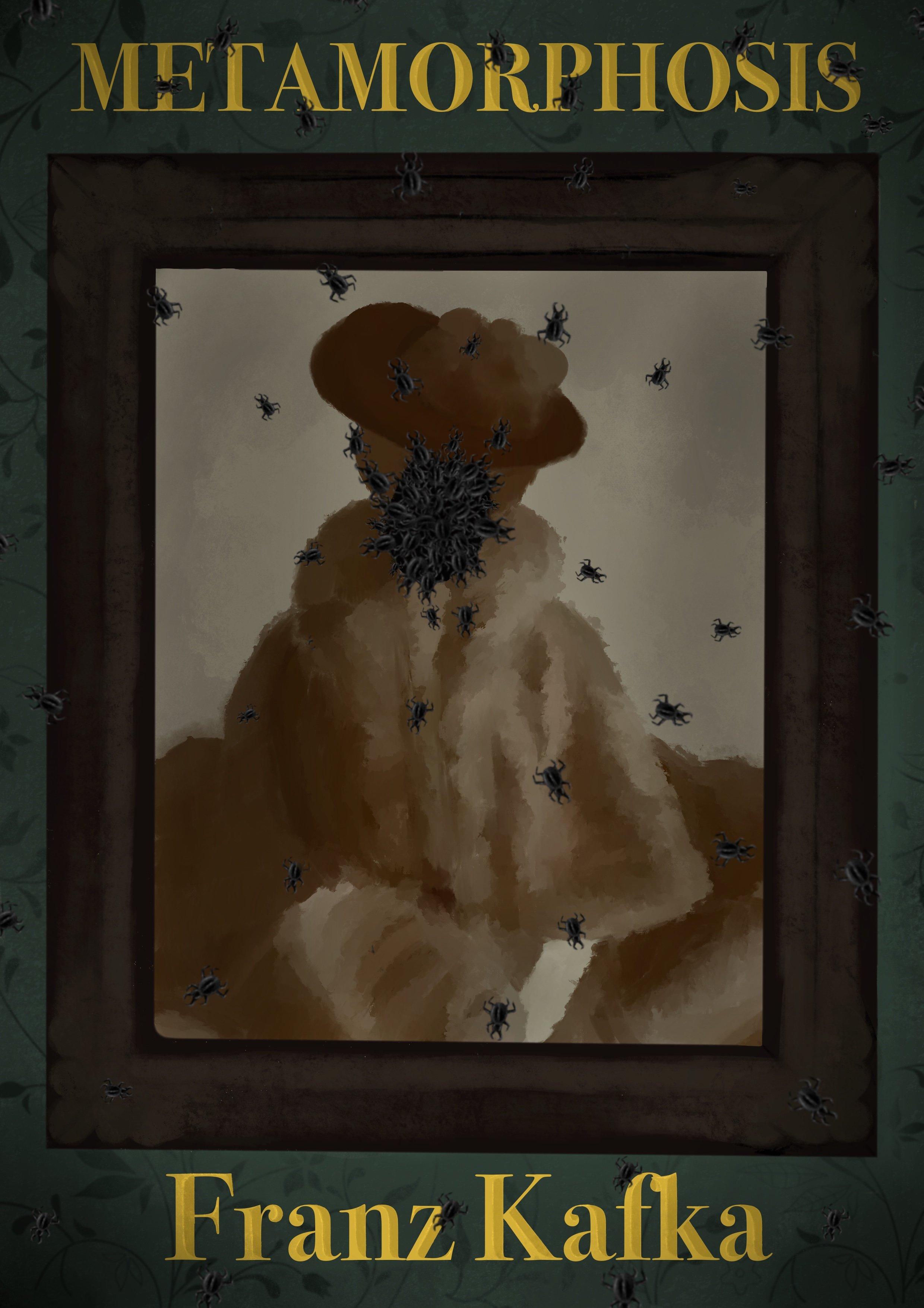 Metamorphosis Cover (2020), digital - proposed book cover assignment.