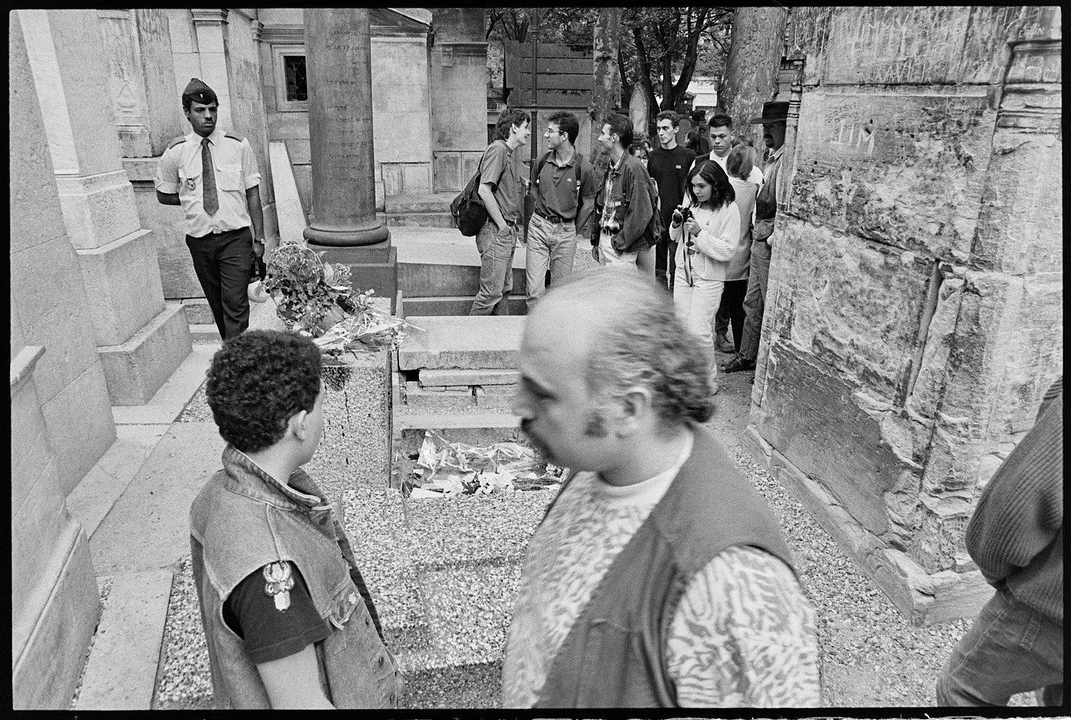 Jim Morrison's tomb, Paris