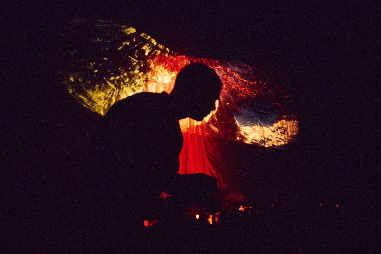 Back drop for DJ Justin Wunder