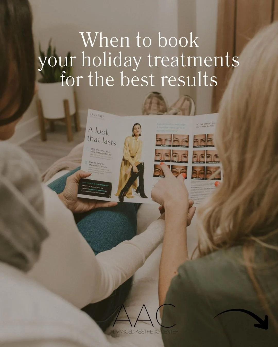 The holiday season is almost here! Are you ready?

______________________

&gt;
&gt;
&gt;
&gt;
&gt;

BOOK WITH AAC👇🏼
📧 info@aaclookyoung.com
💻AACLookYoung.com
☎️ 1-816-246-1122