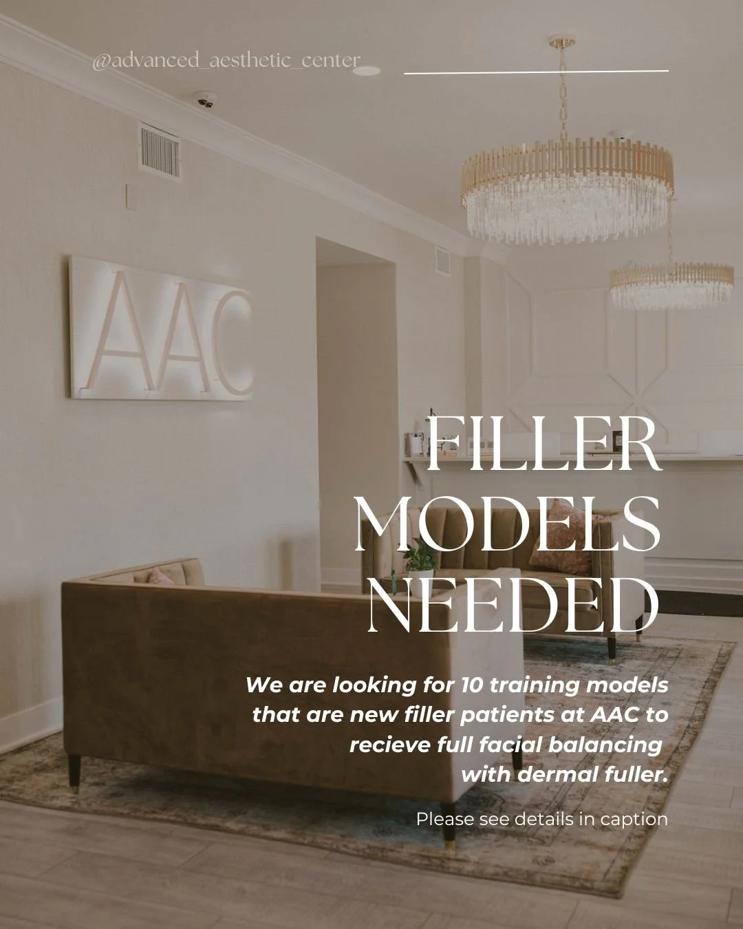 ✨ Training Model Call &mdash; 10 spots available ✨ Injector Amy is expanding her expertise in full-face dermal filler techniques &mdash; and we're looking for 10 models to be part of the experience! 

You'll receive a full-face balancing treatment ac