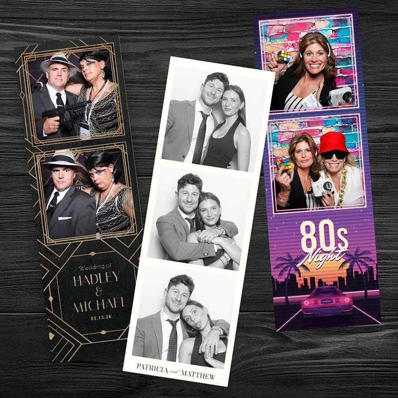 Photo booth print strips