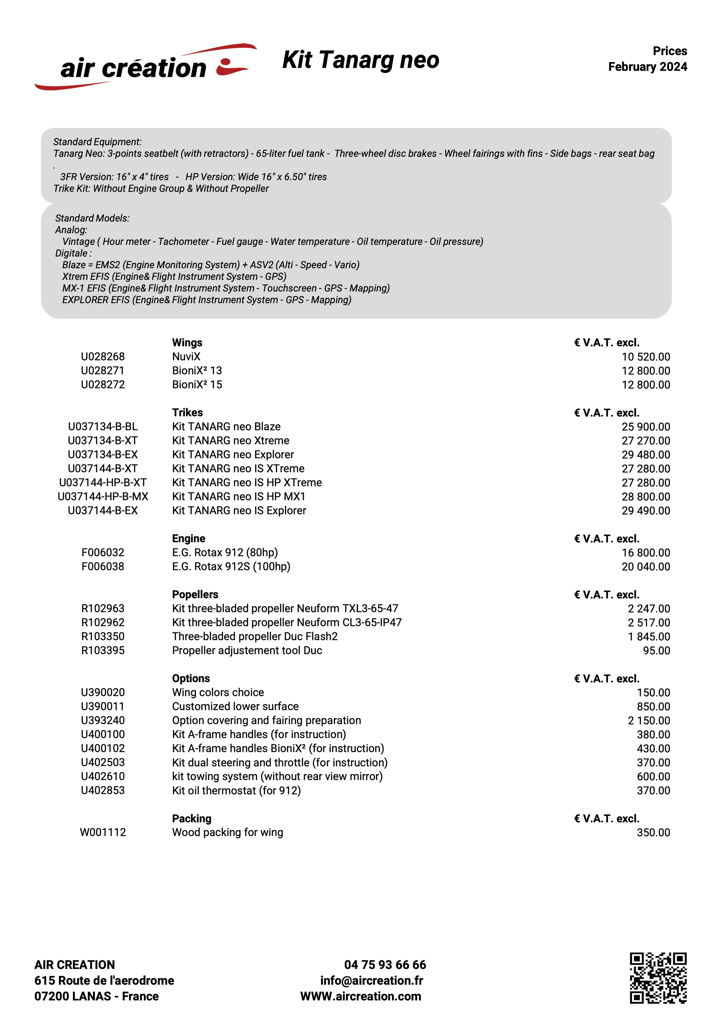 Tanarg Neo Kit Page 1