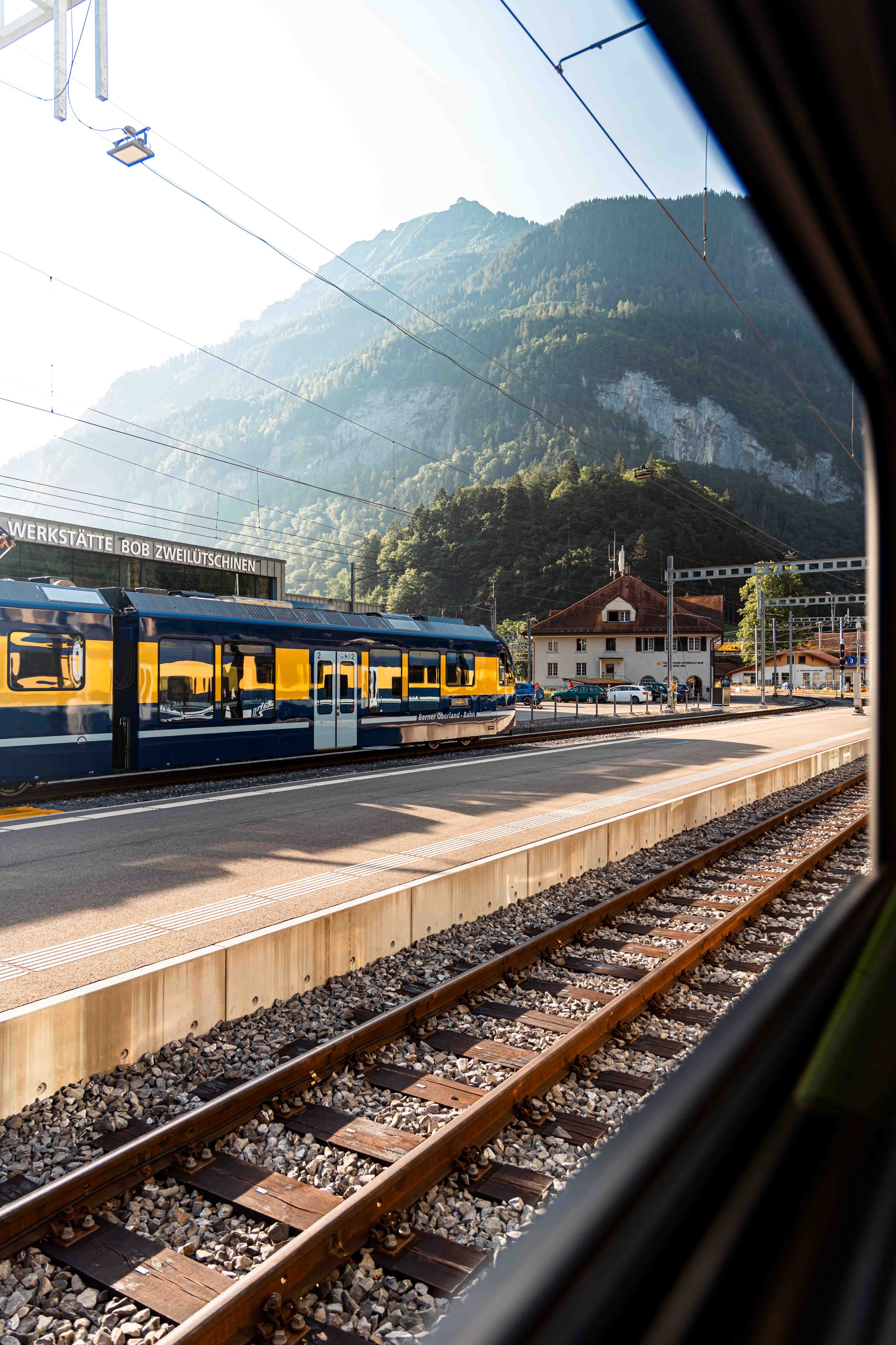 Interlaken Ost Train Station Switzerland