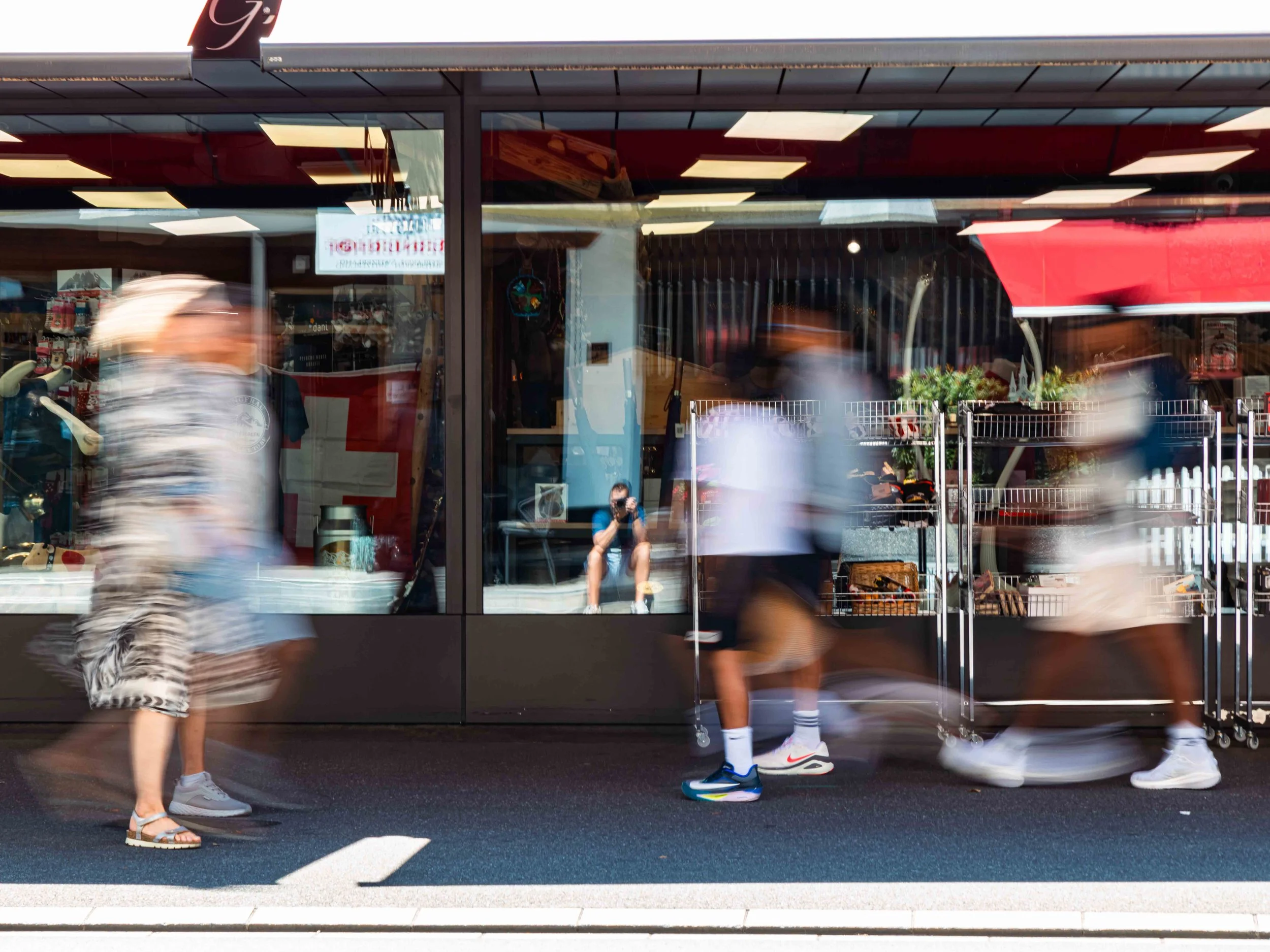 Interlaken Switzerland Self Portrait