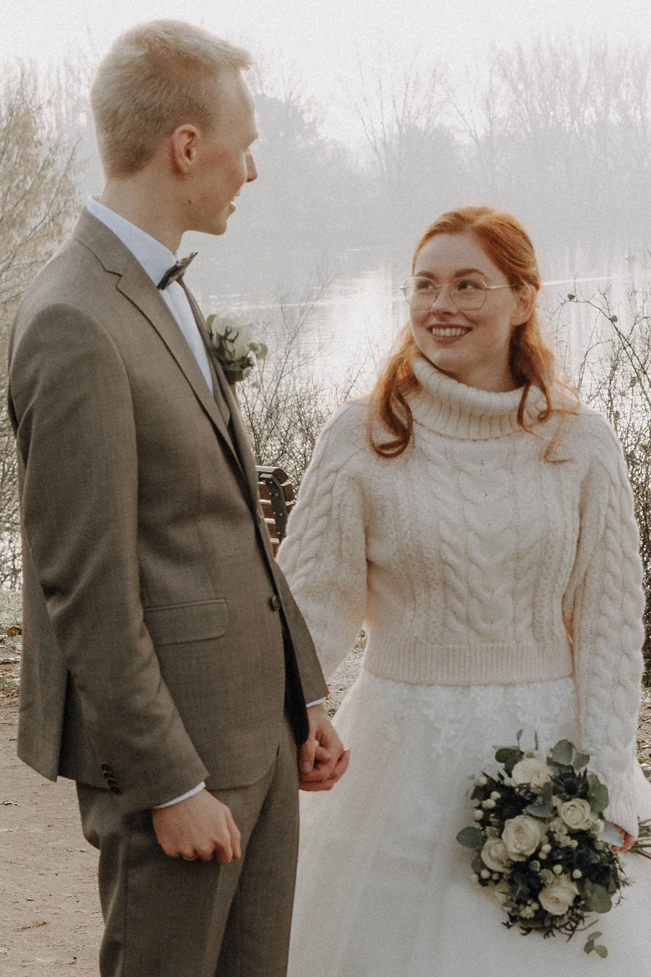 David + Patricia - Hochzeitsreportage / Winterhochzeit in Nienburg