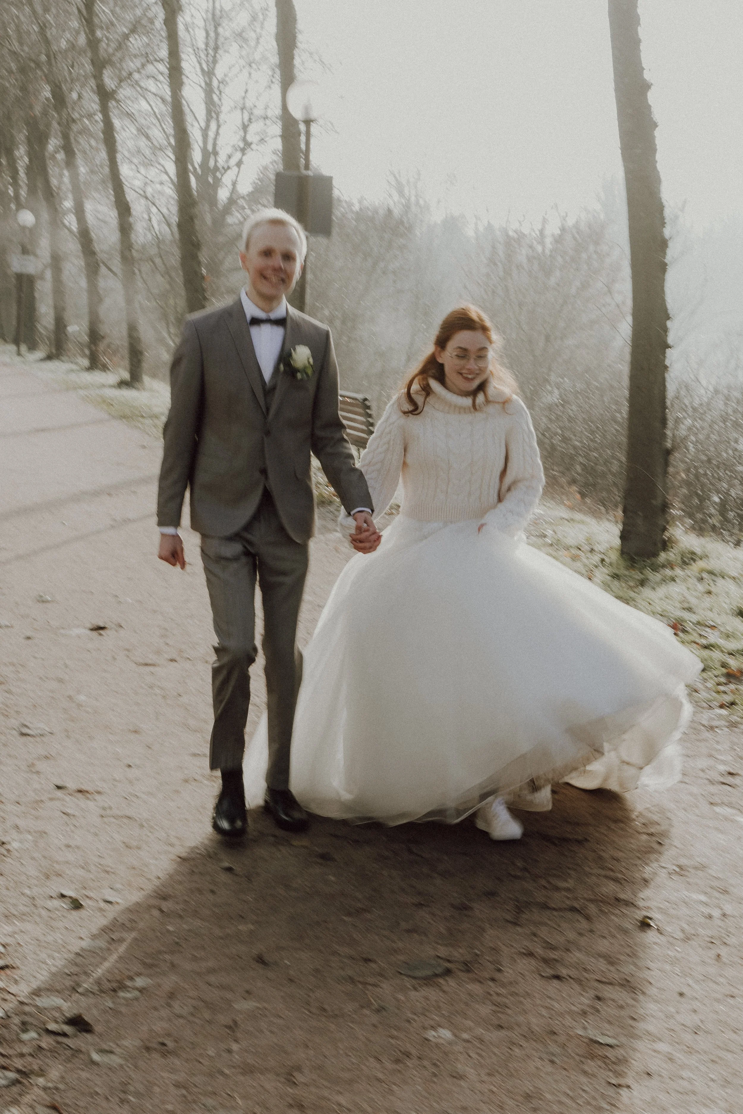 David + Patricia - Hochzeitsreportage / Winterhochzeit in Nienburg