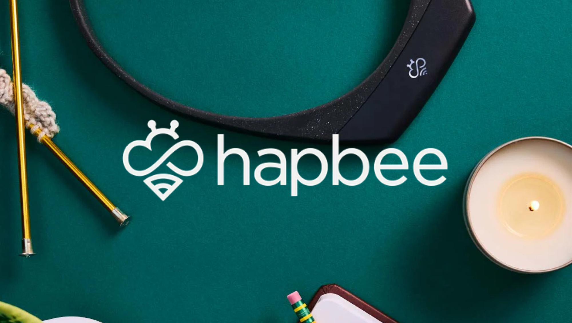Hapbee Logo and product