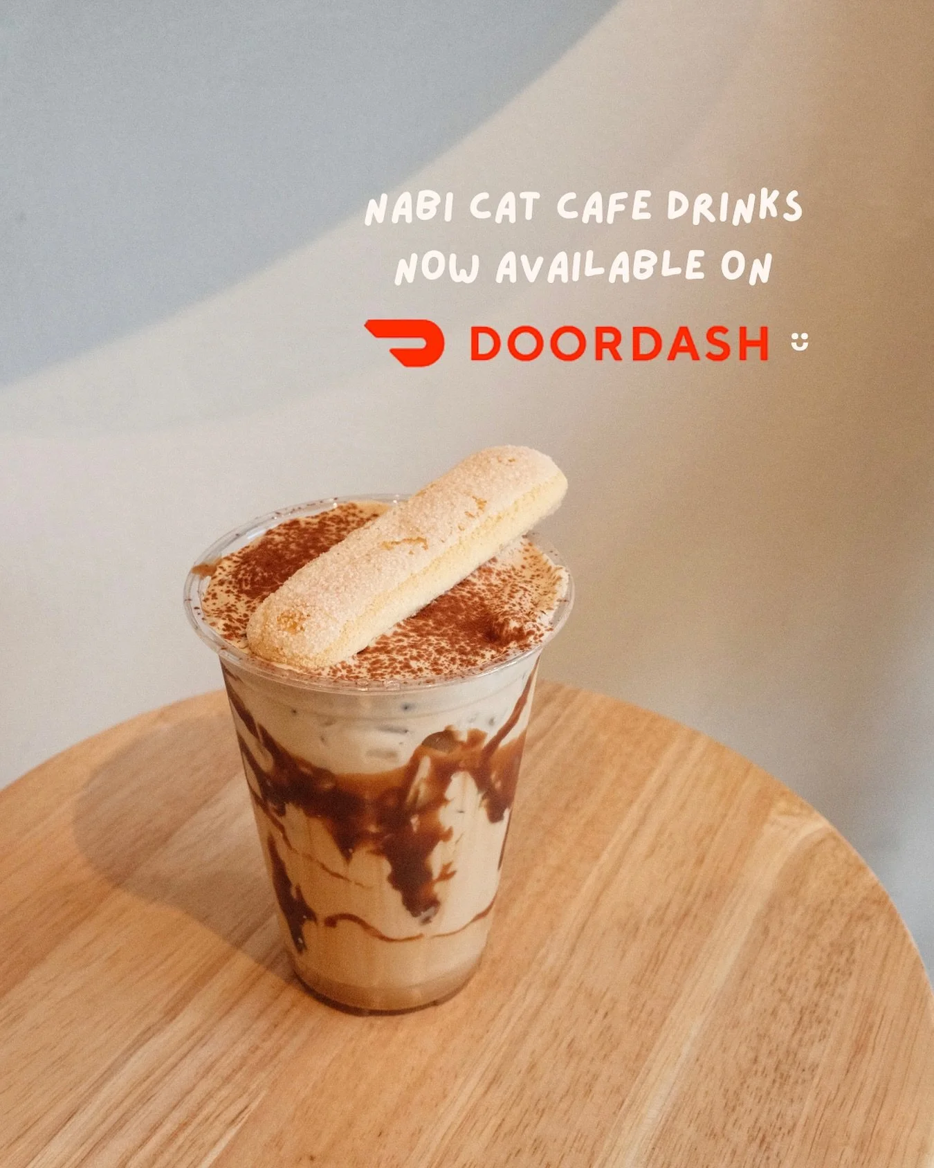 Our cafe drinks are now available for delivery on @doordash ! Enjoy a caffeine boost or delicious pick-me-up from the comfort of your own home πΈβοΈ