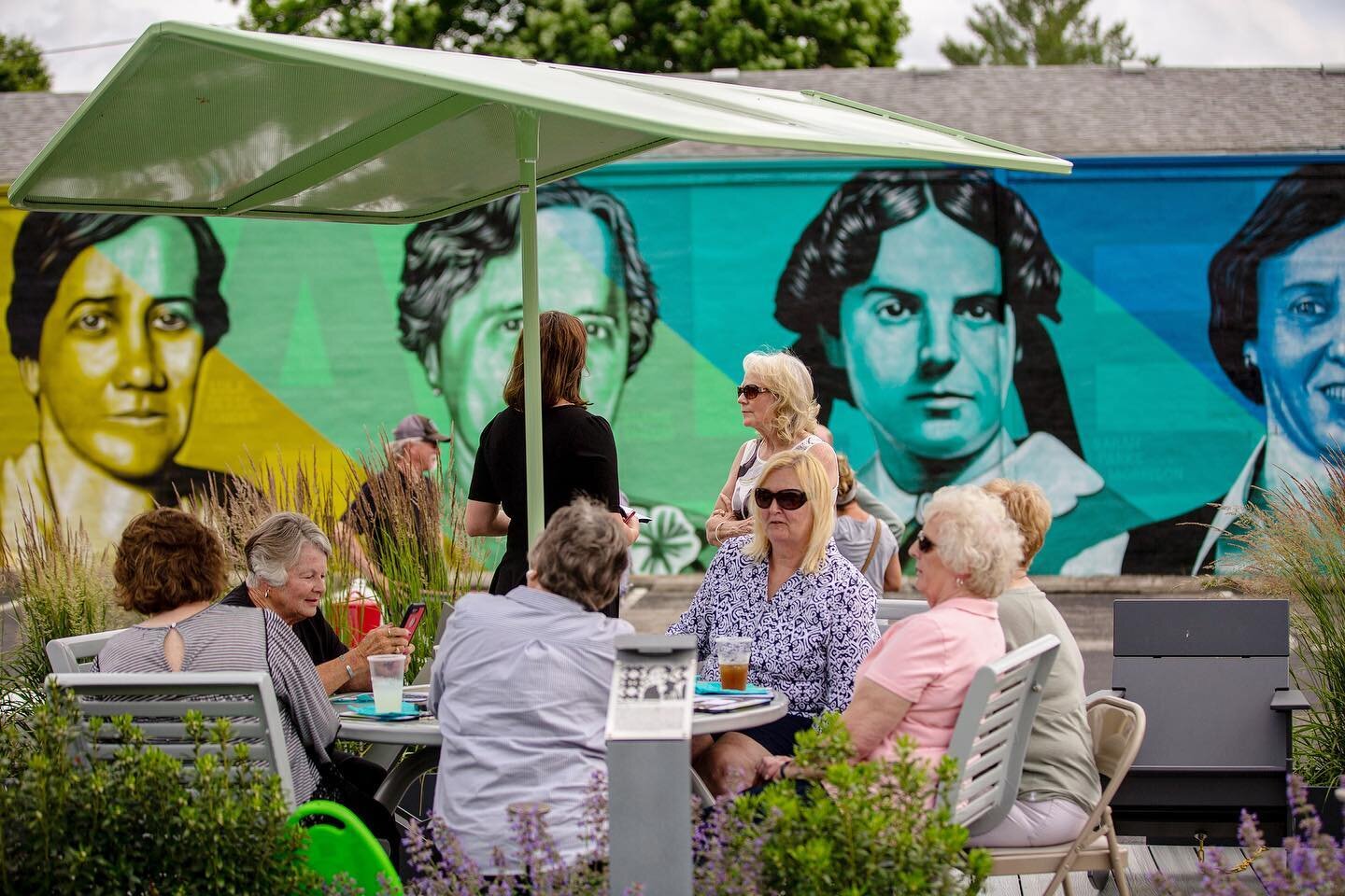 This past Friday, Heritage Park received a merit award from @aslaindiana in the category of built projects under $1m! The new public space honors significant women from Washington County&rsquo;s history and offers a new pedestrian connection between 