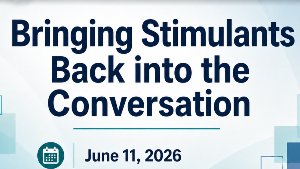 Bringing Stimulants Back into the Conversation