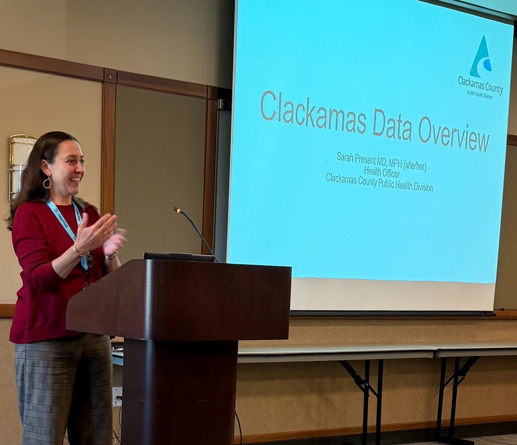 Picture of Dr. Sarah Present, Clackamas County Health Officer