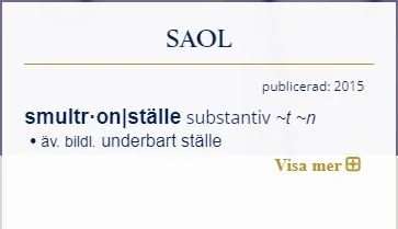 Vad är ett smultronställe?