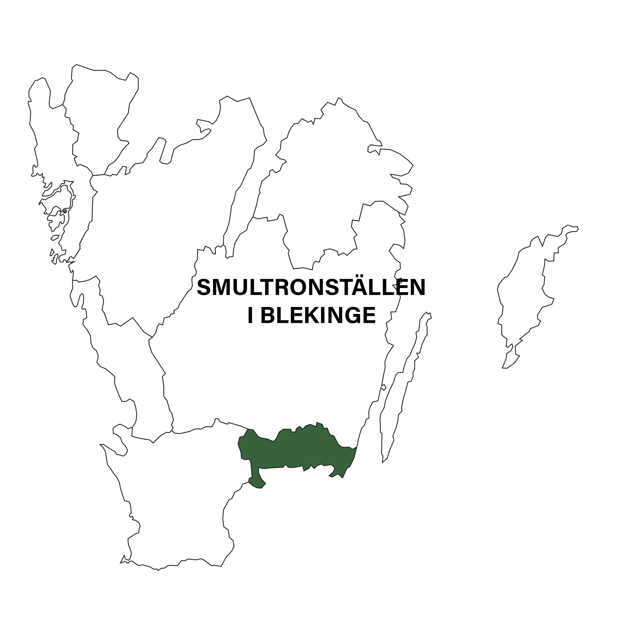 Smultronställen i Blekinge