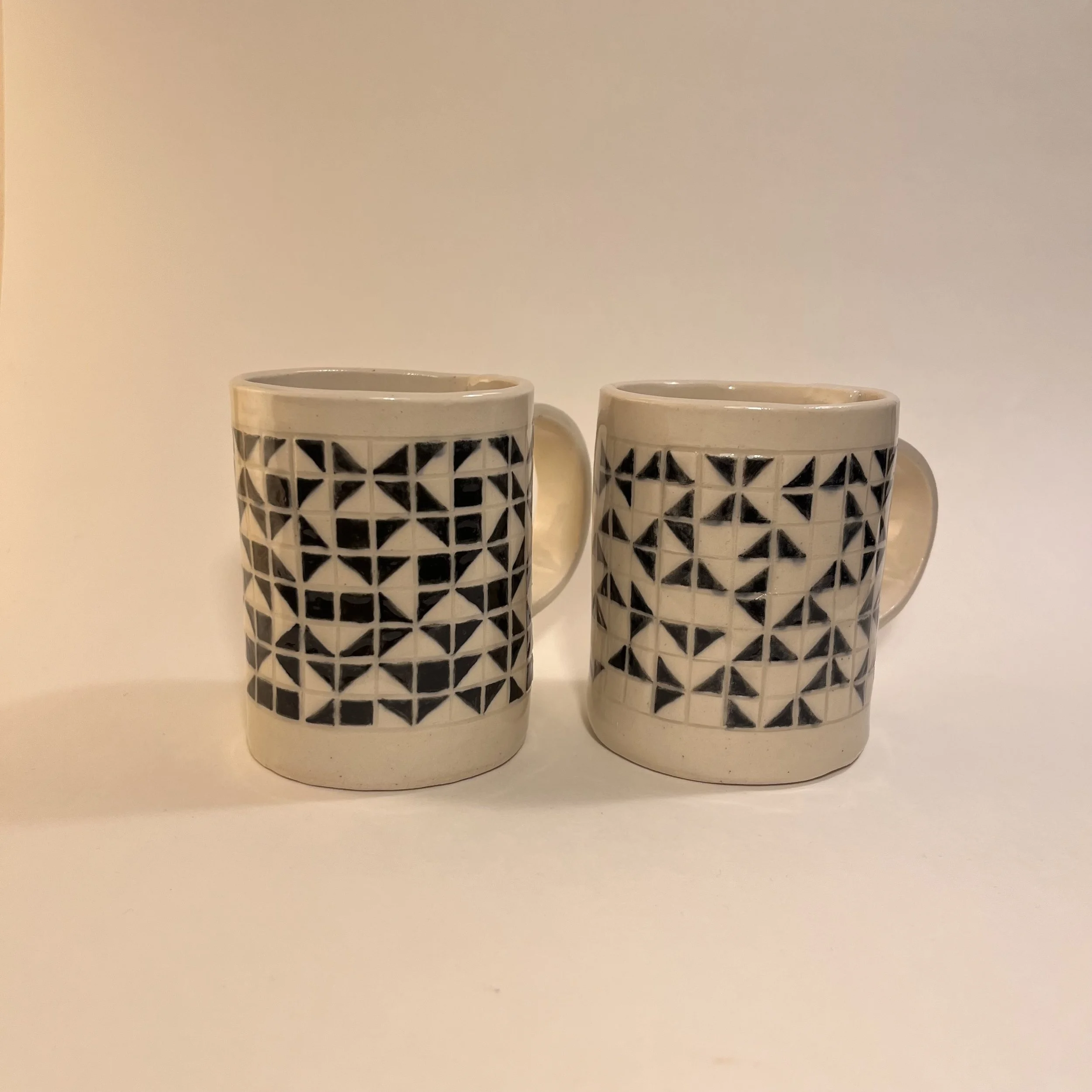 anni albers quilt mug, no. 3 & 4