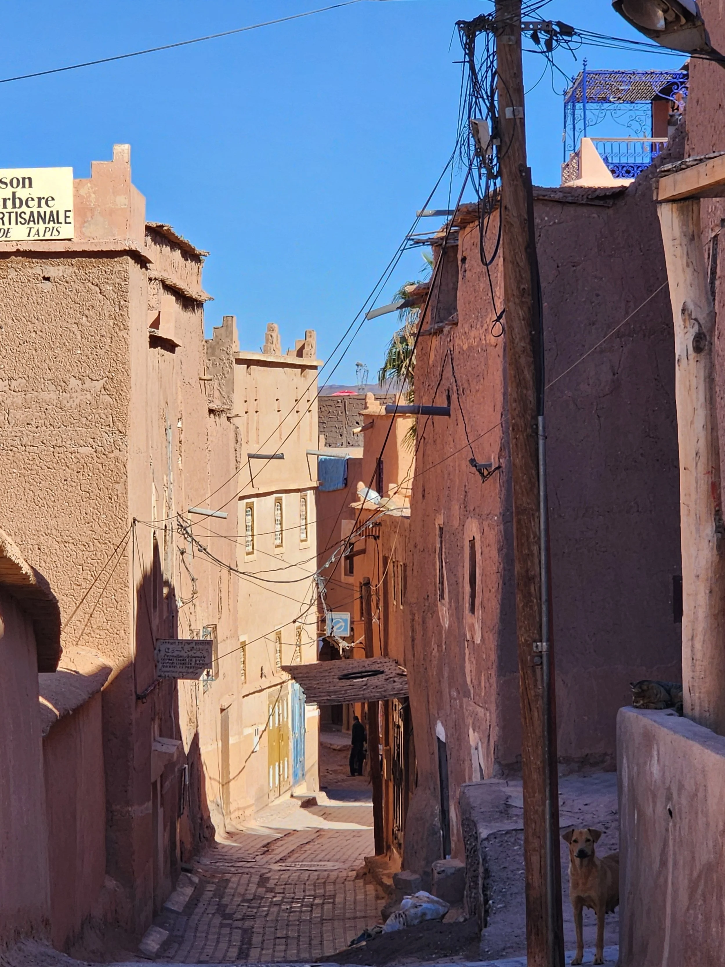 La ruelle de Ouarzazate