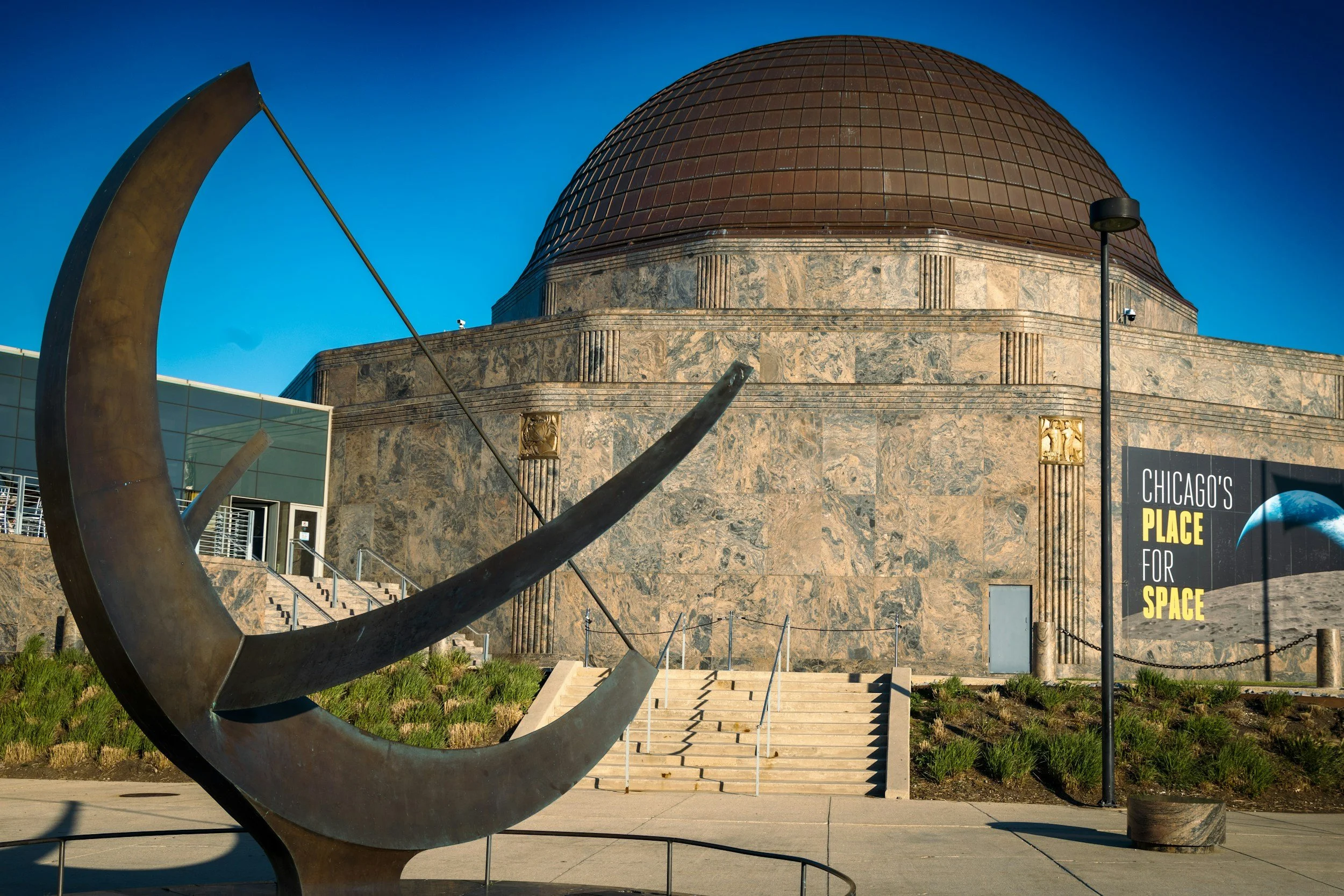 Adler Planetarium and the Chicago skyline