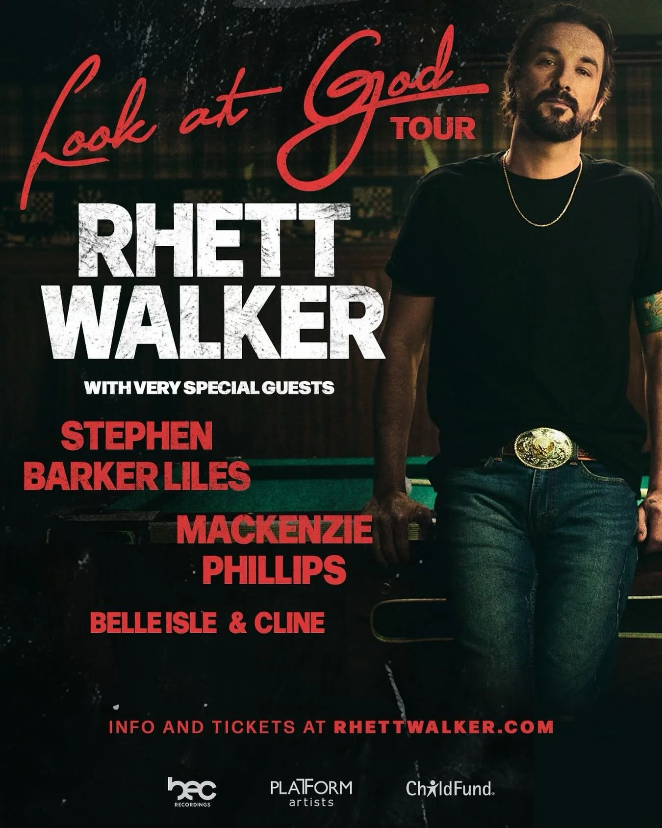 So excited to be back out with our good friend @rhettwalker this fall!