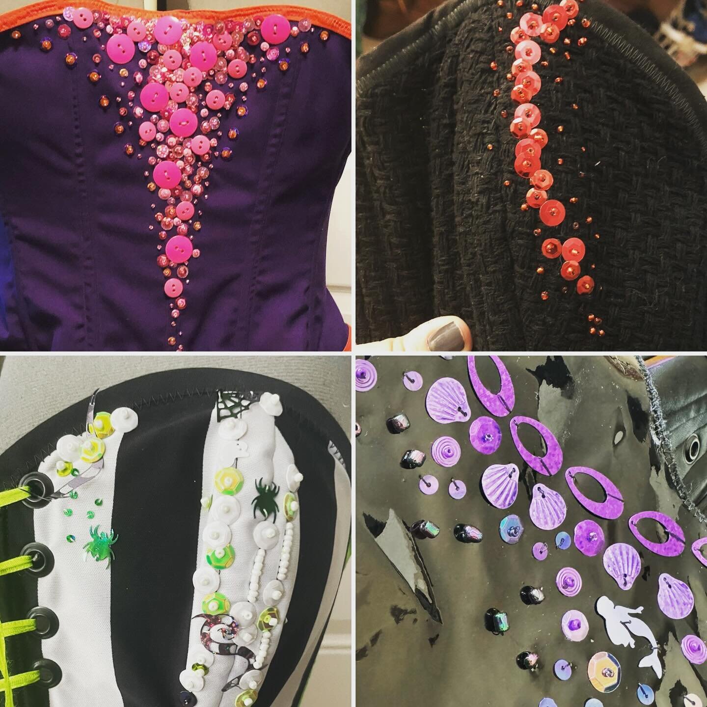 The devil is in the details. Still have spots open for early 2024 commissions. DM me and let&rsquo;s create something amazing! #corsets #cosplay #commissionswelcome #handmade #sewing #nerdcore